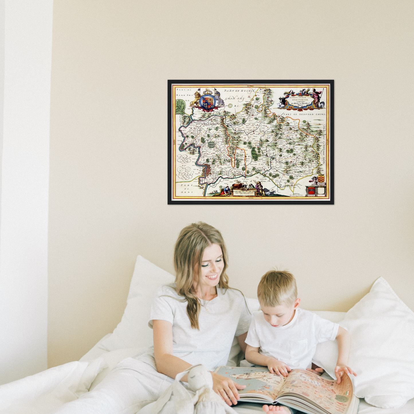 Historical city map Test product horizontal 3 sizes