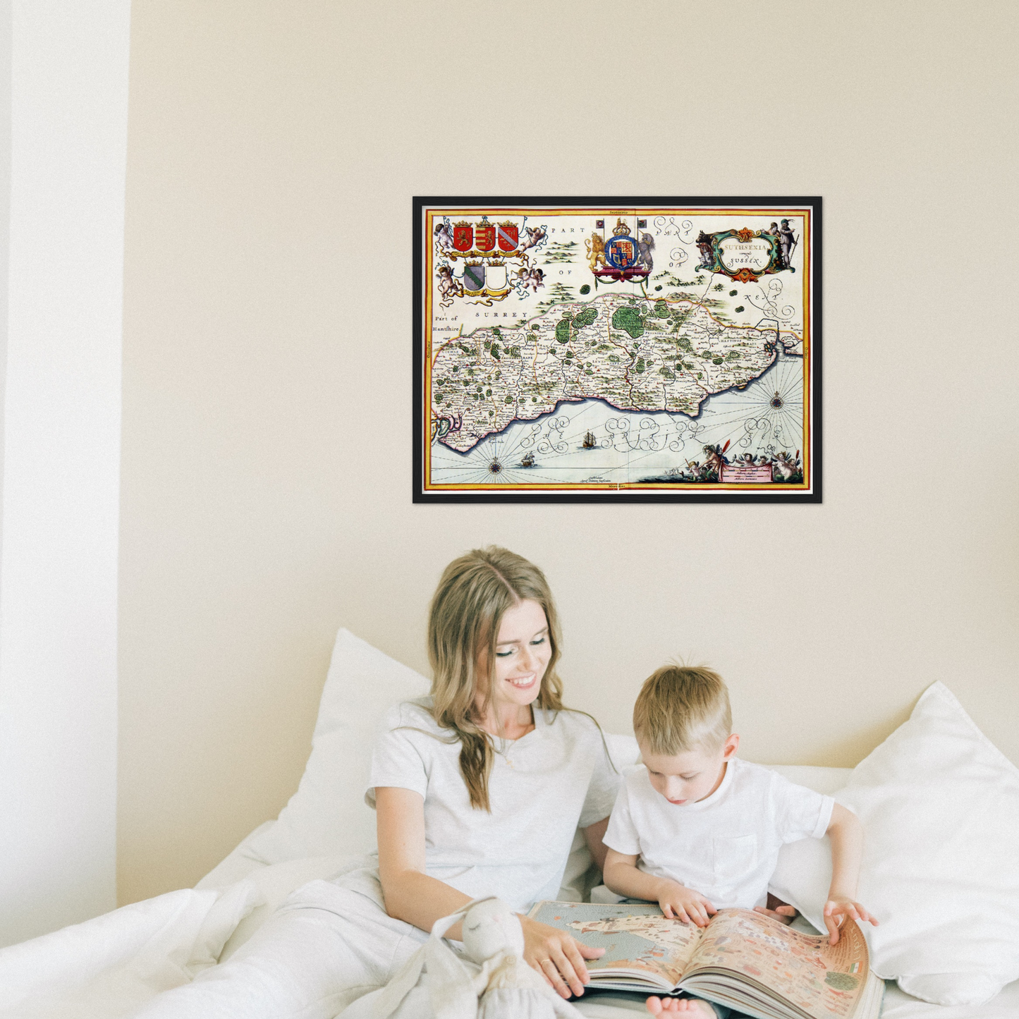 Historical city map Test product horizontal 3 sizes