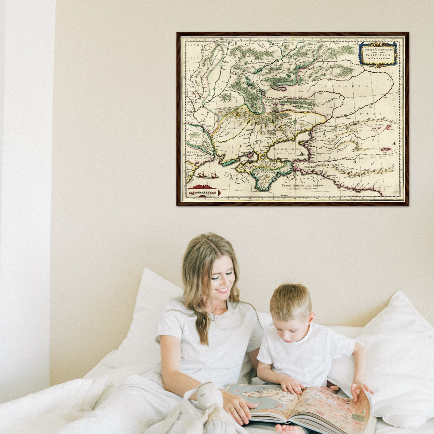 Historical city map Test product horizontal 3 sizes
