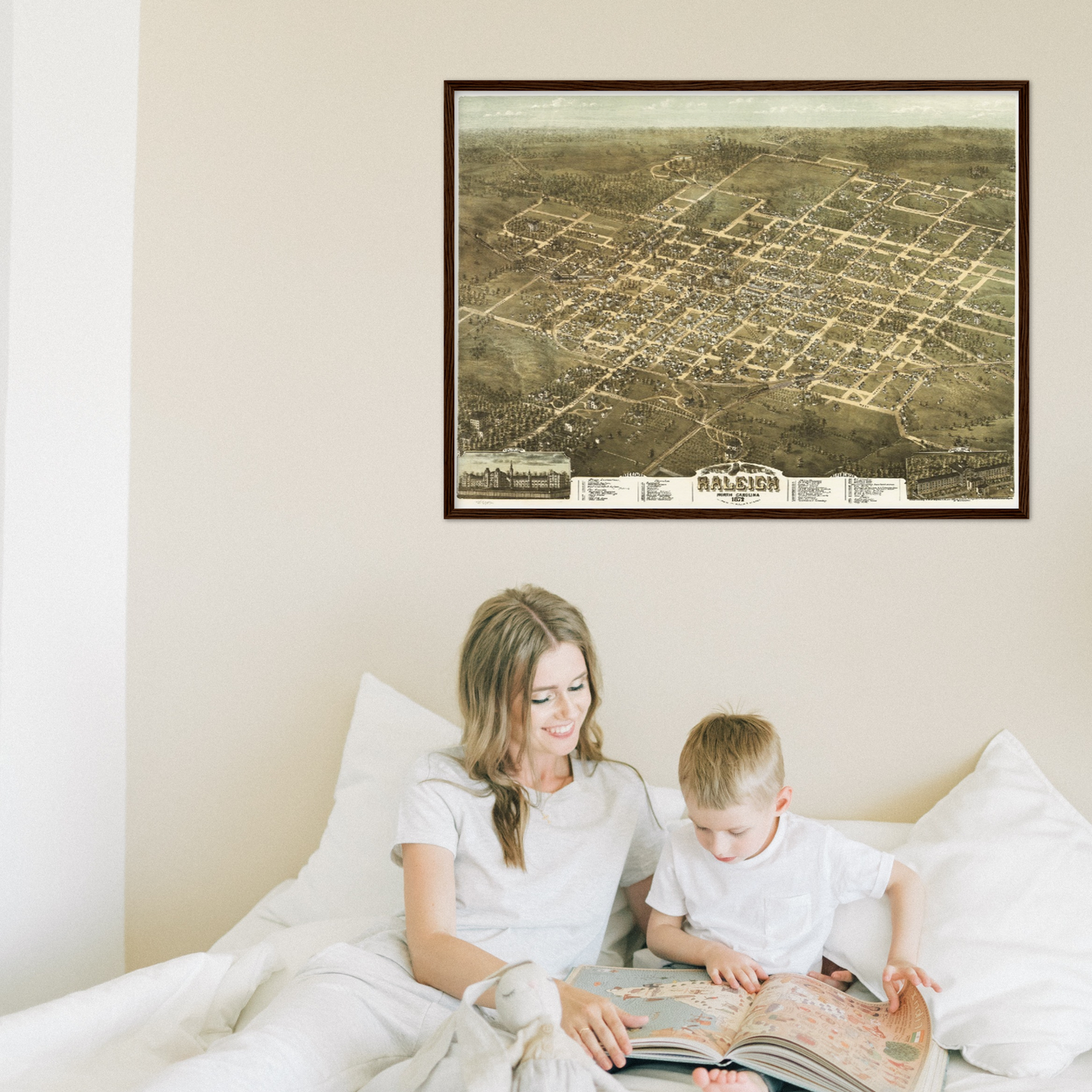 Historical city map Test product horizontal 3 sizes