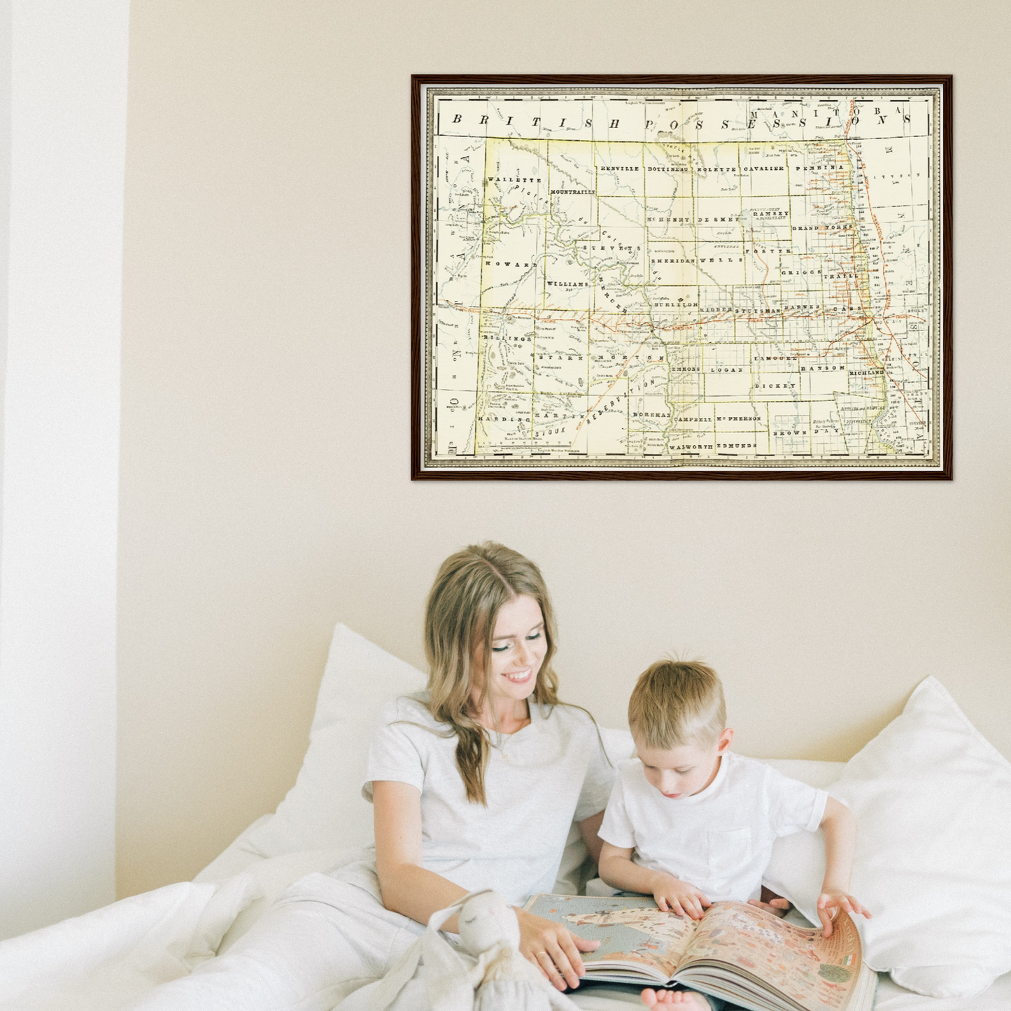 Historical city map Test product horizontal 3 sizes