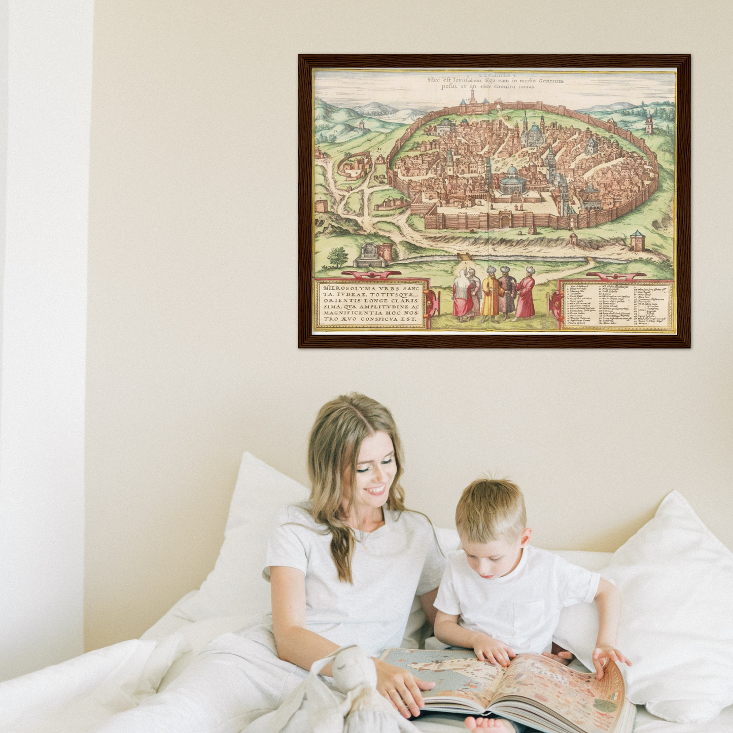 Historical city map Test product horizontal 3 sizes
