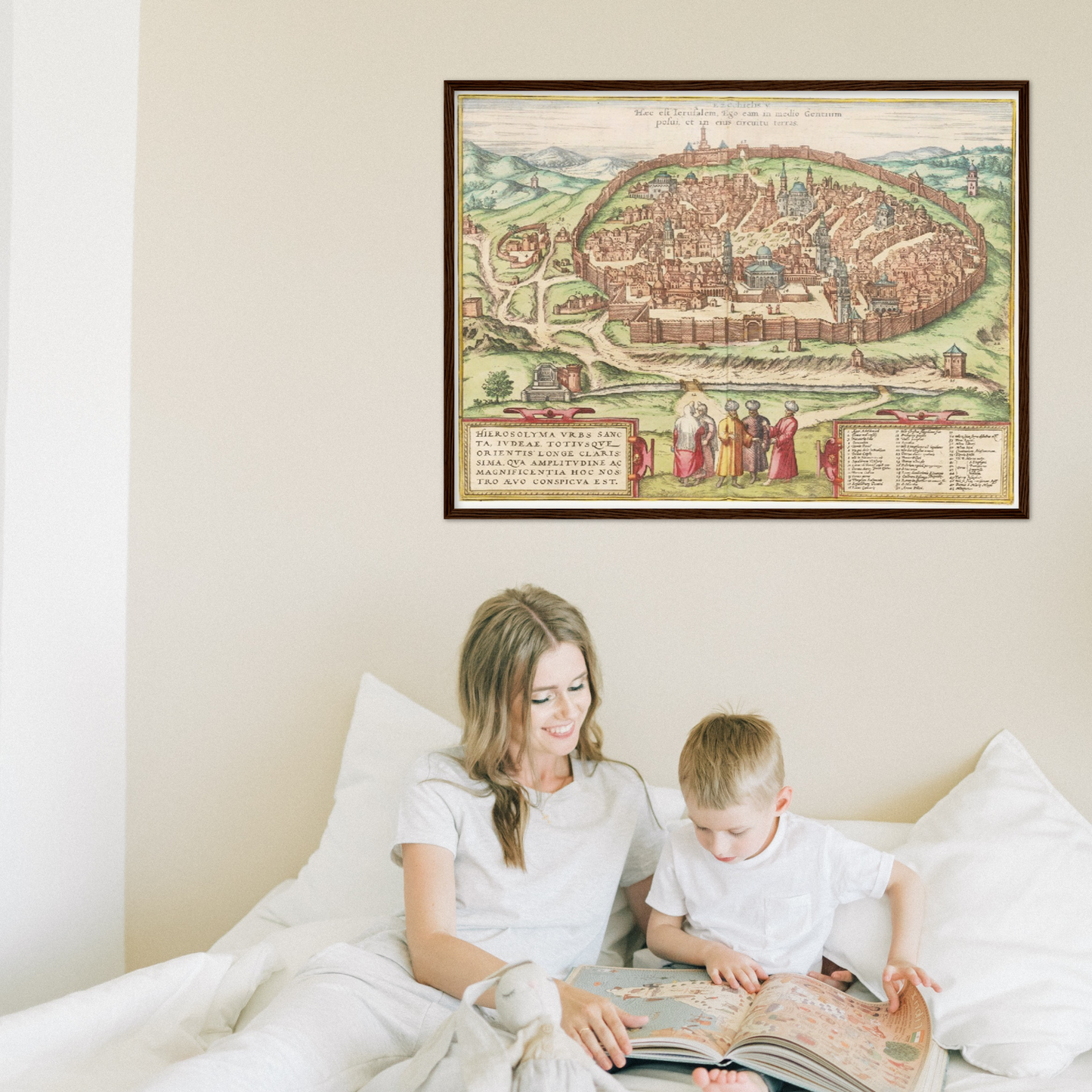 Historical city map Test product horizontal 3 sizes