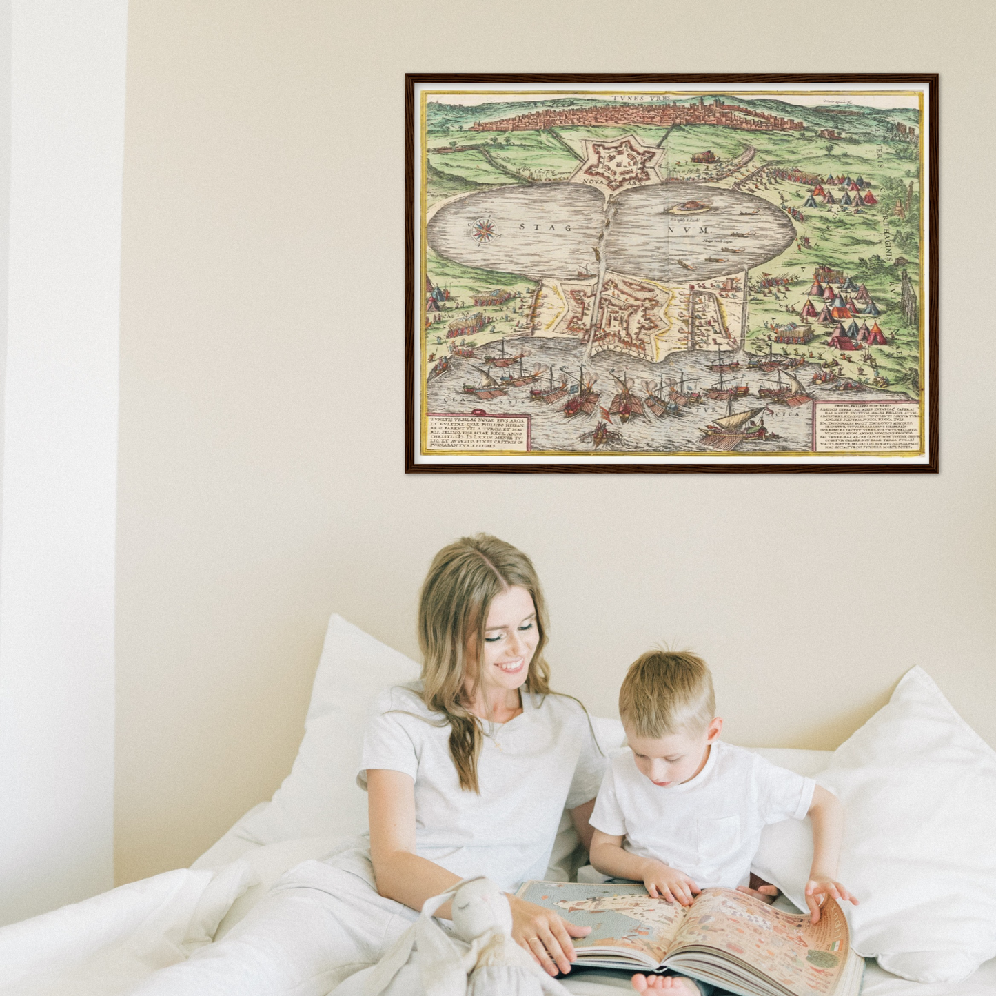 Historical city map Test product horizontal 3 sizes