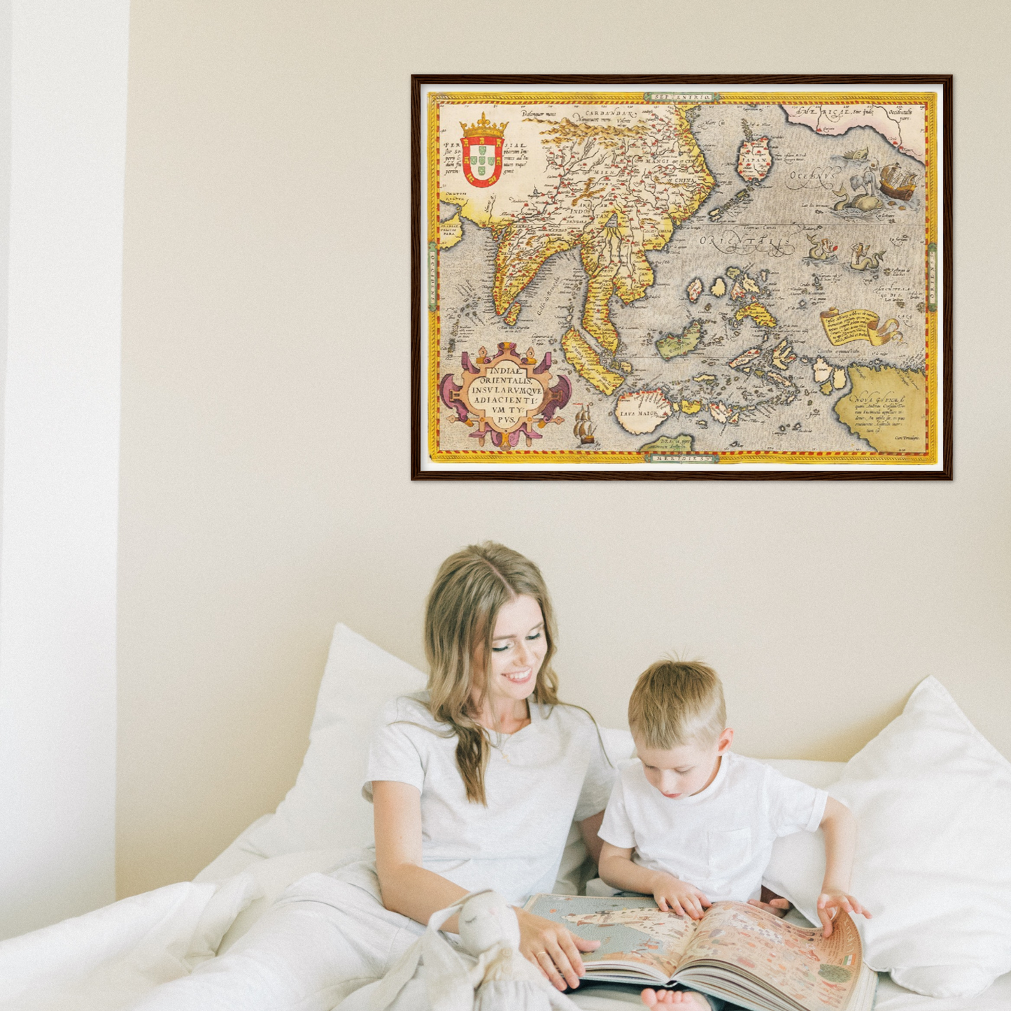 Historische Landkarte Südostasien um 1609
