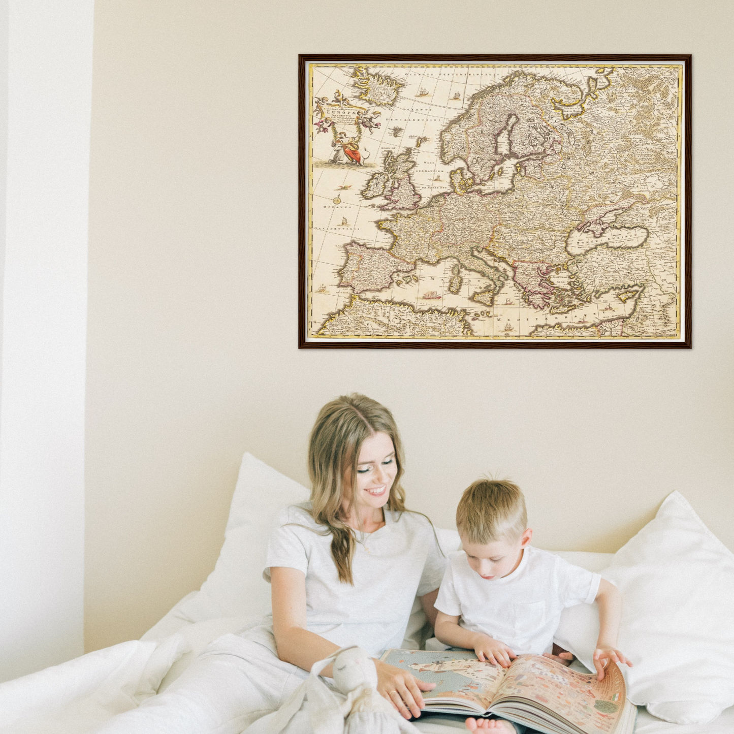 Historical city map  Test product horizontal 3 sizes