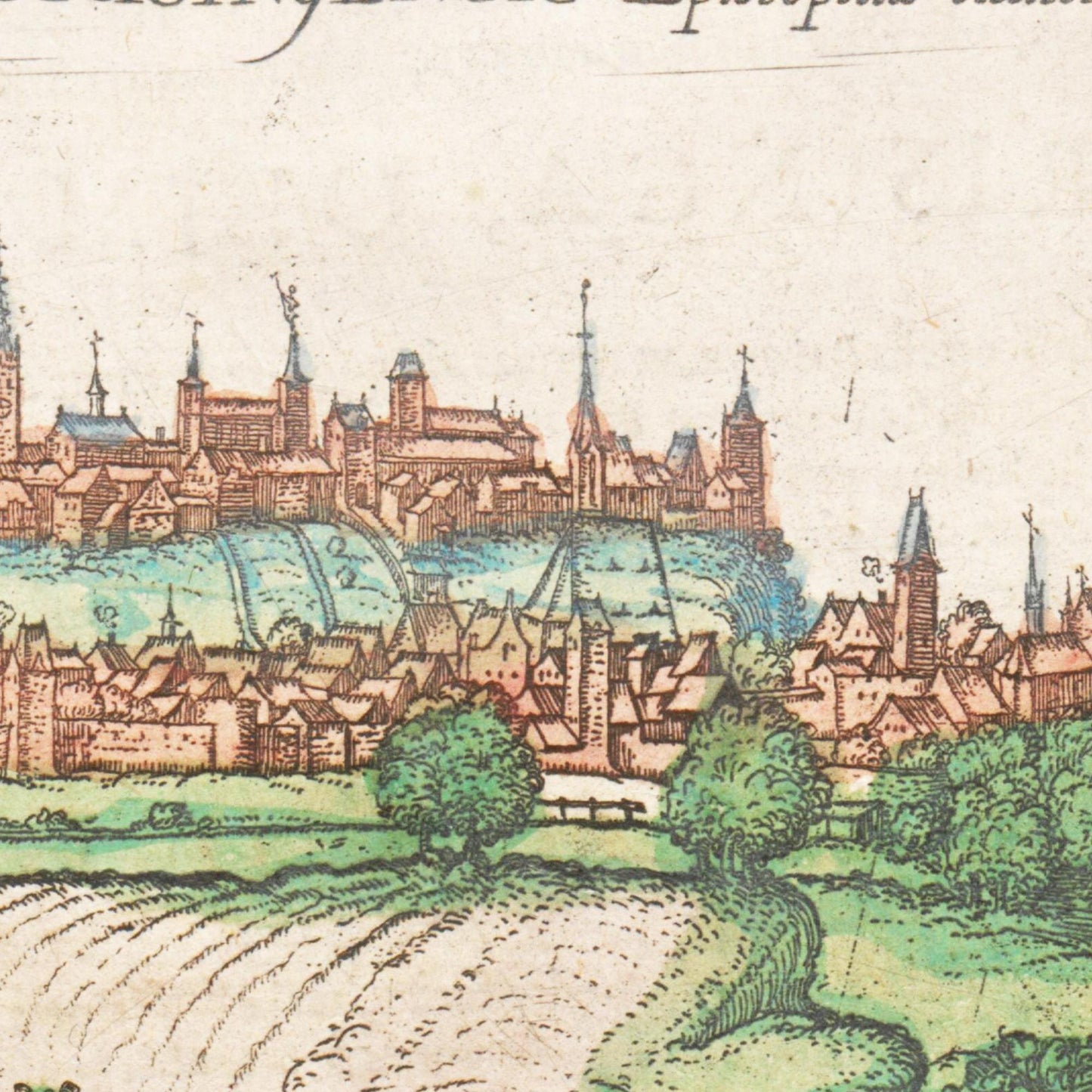 Historical city map Test product horizontal 3 sizes