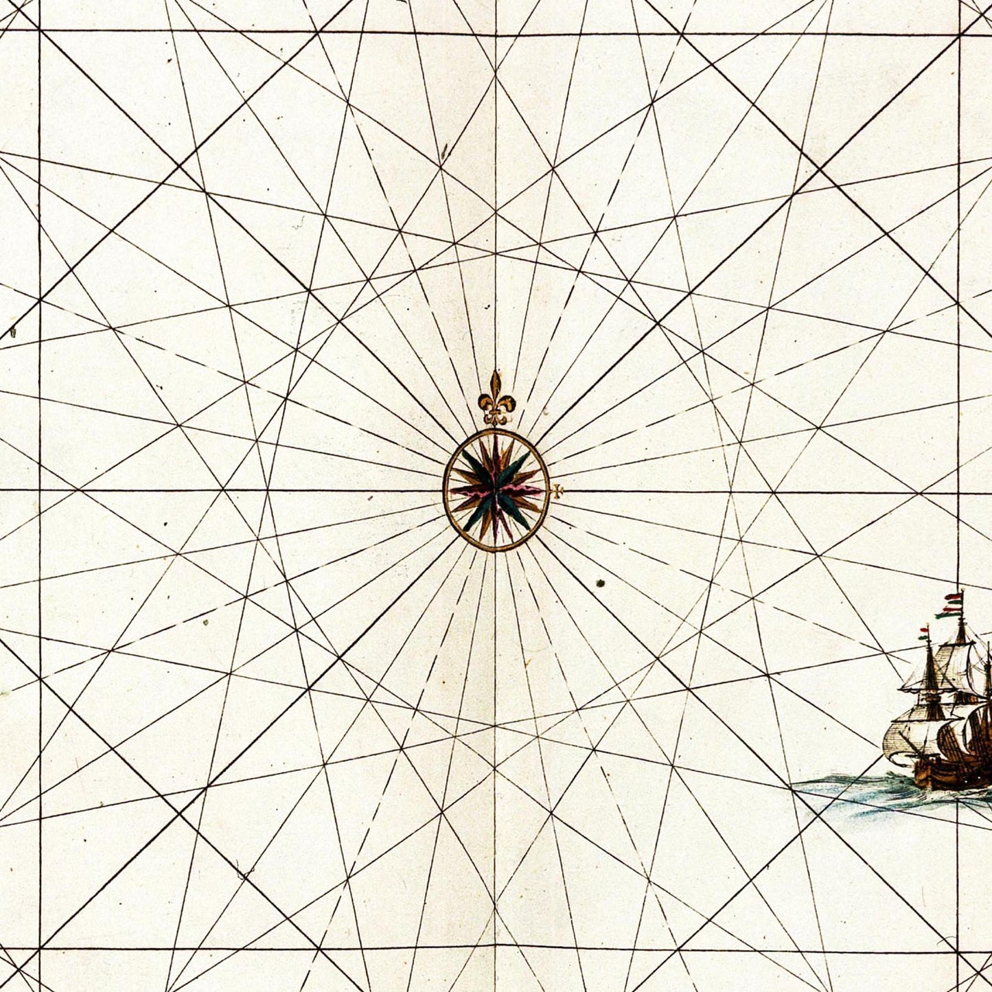 Historische Landkarte Kanarische Inseln um 1690