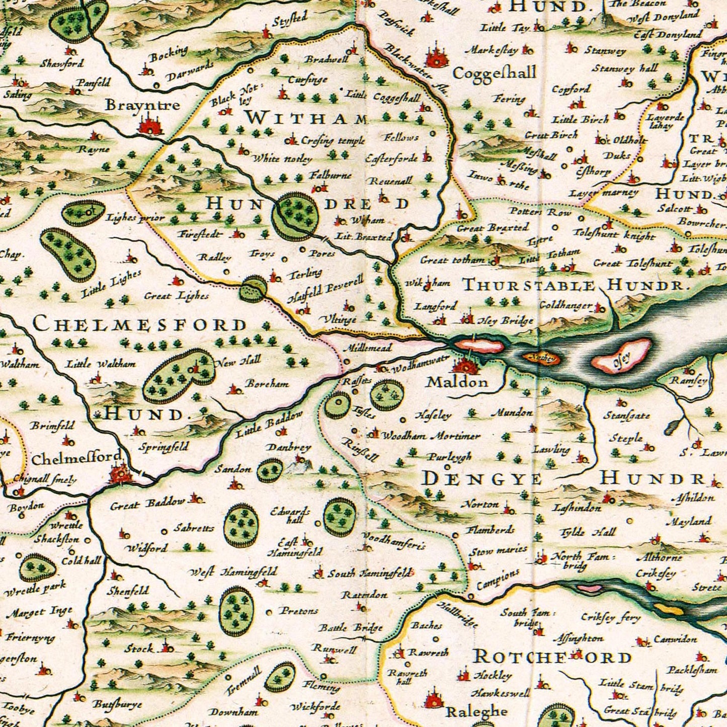 Historical city map Test product horizontal 3 sizes