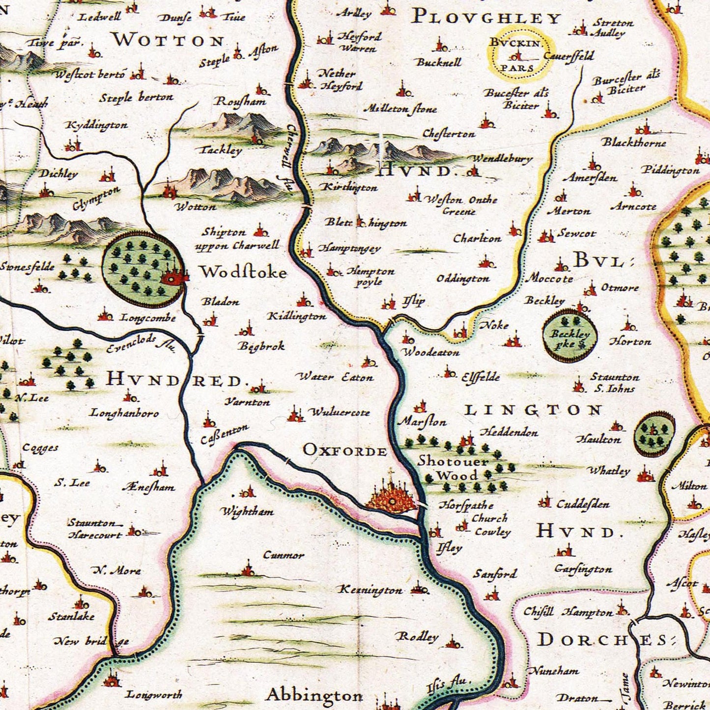 Historical city map Test product horizontal 3 sizes