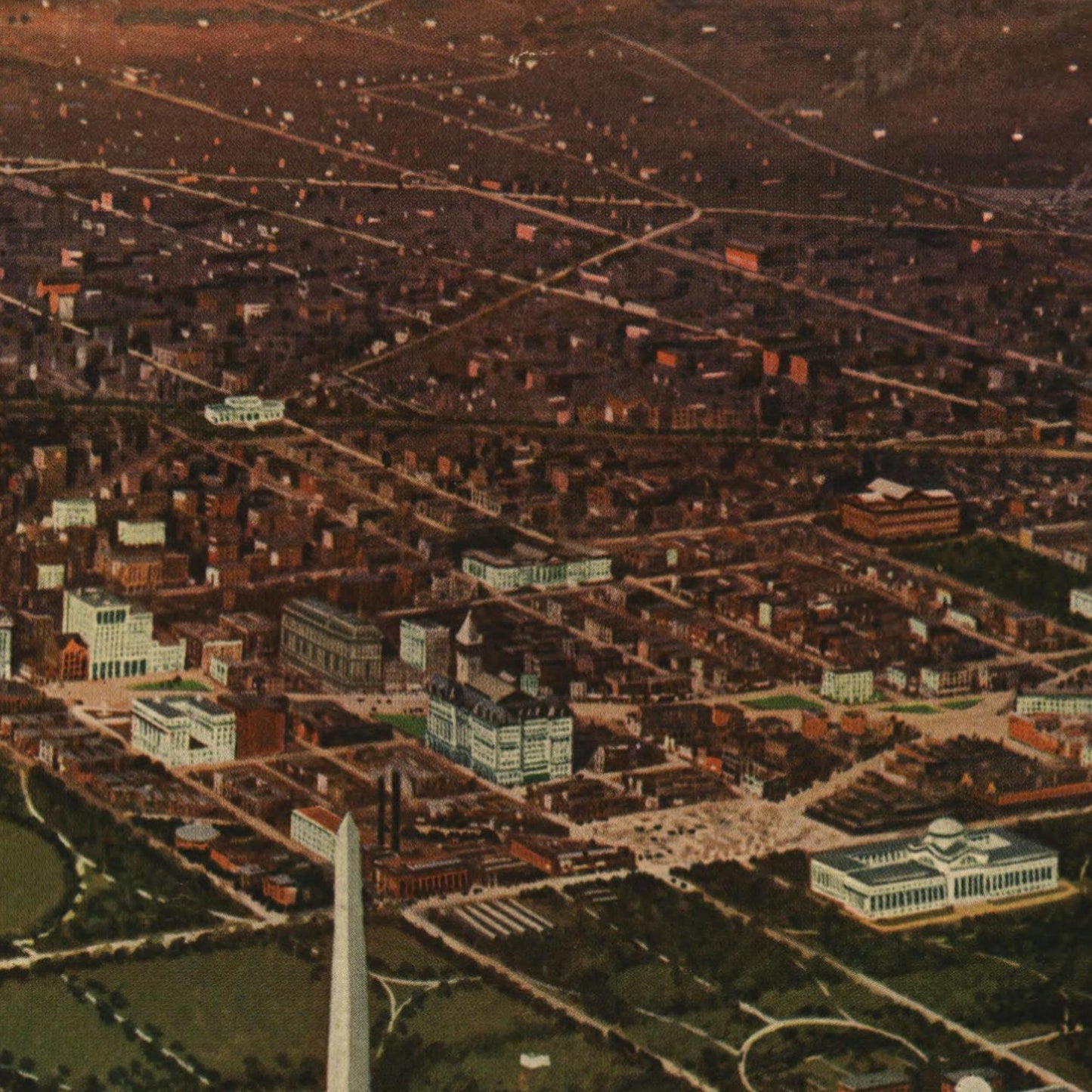 Historische Stadtansicht Washington, D.C.