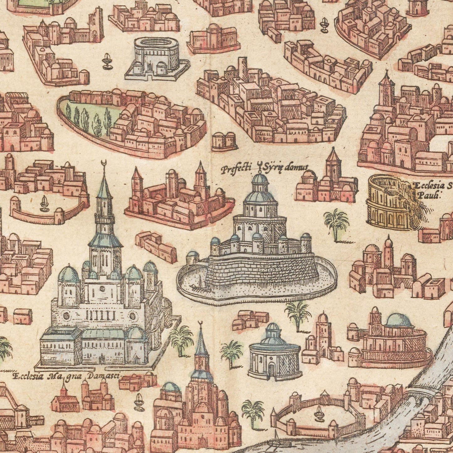 Historical city map Test product horizontal 3 sizes