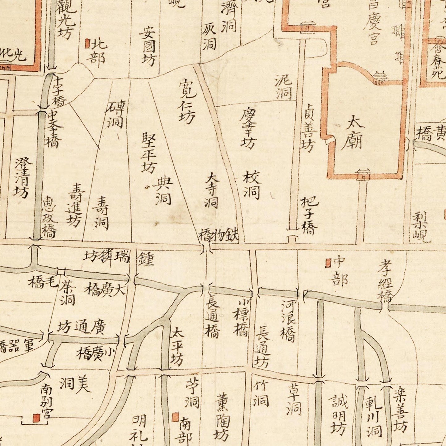 Historical city map Test product horizontal 3 sizes