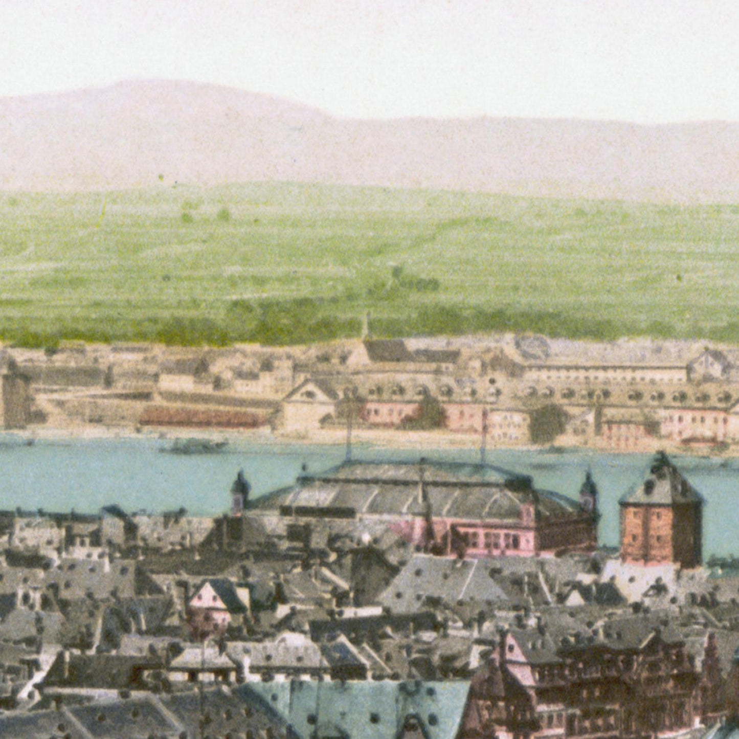 Historische Ansicht Mainz um 1890