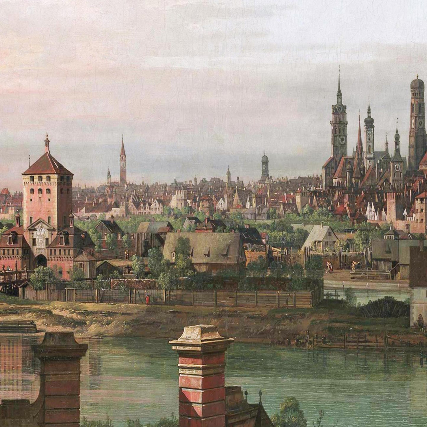 Historische Ansicht München um 1761