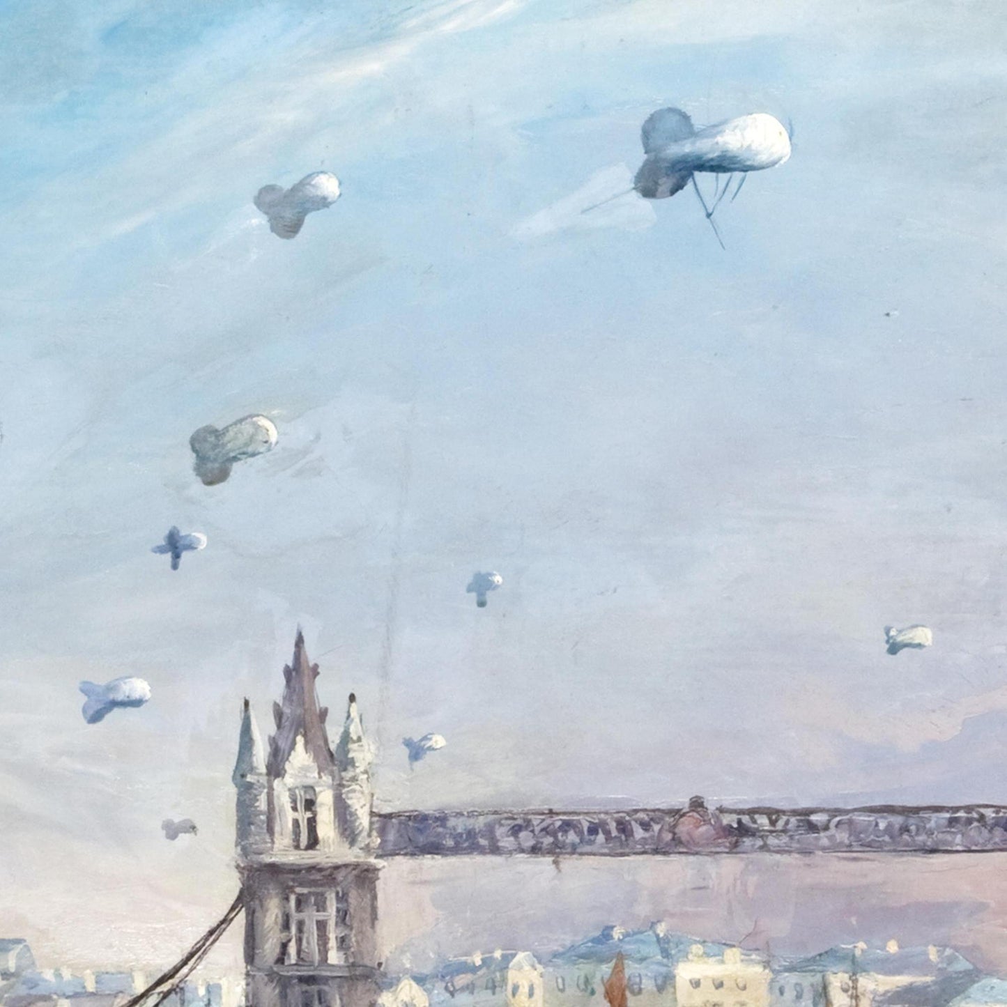 Historische Ansicht London Tower Bridge um 1939