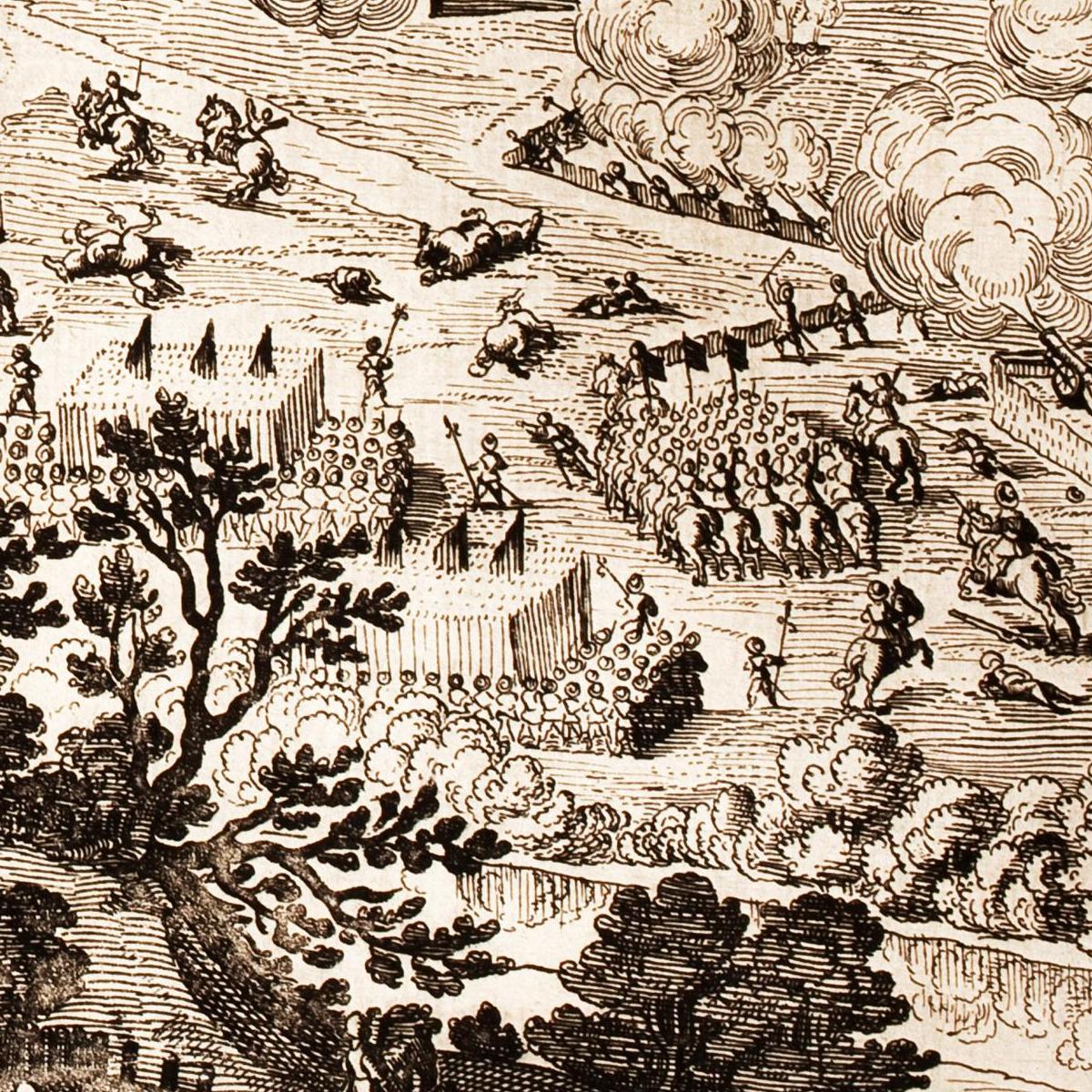 Historische Stadtansicht Ingolstadt um 1632