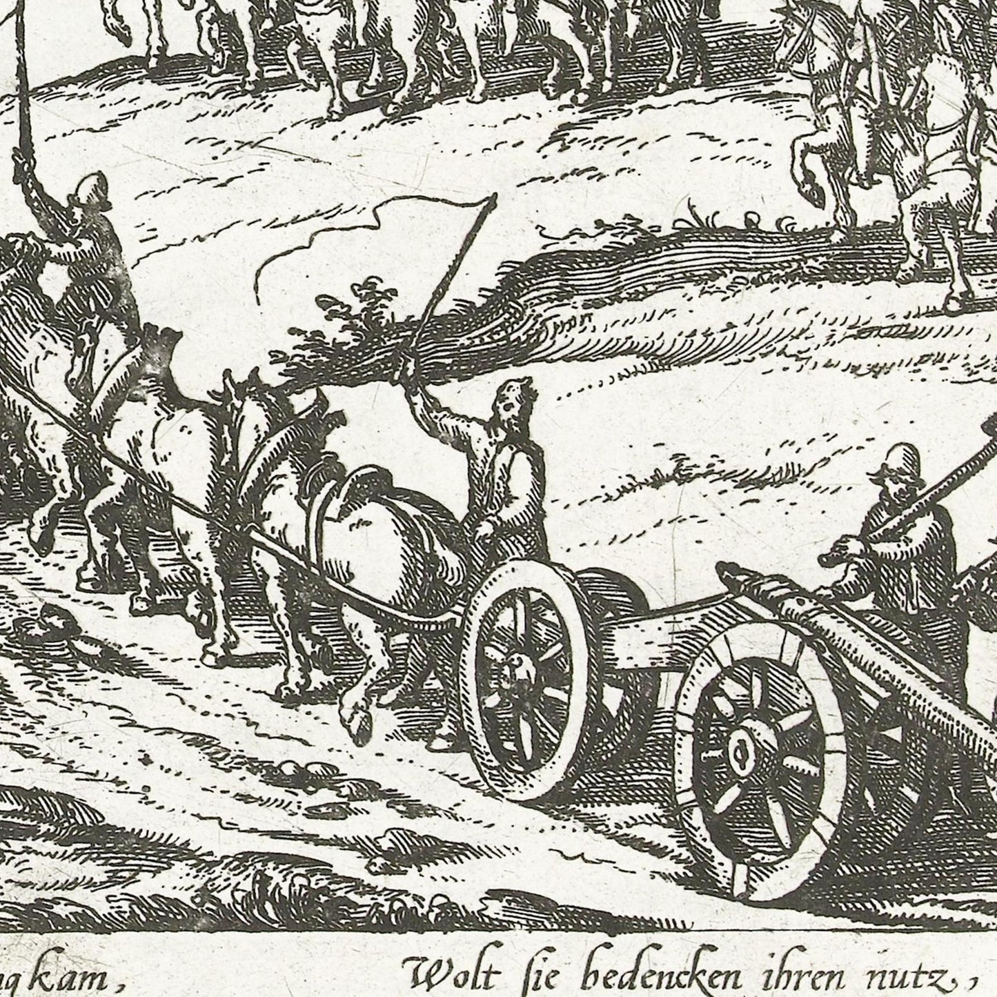 Historische Stadtansicht Recklinghausen um 1585
