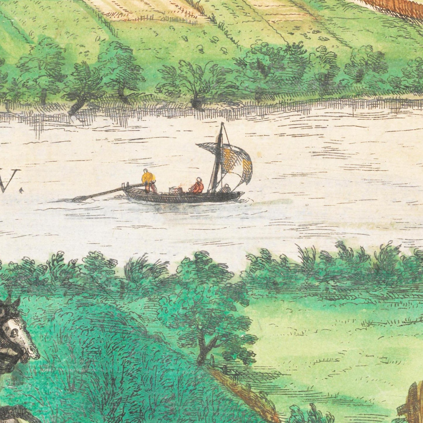 Historische Stadtansicht Arnsberg um 1592