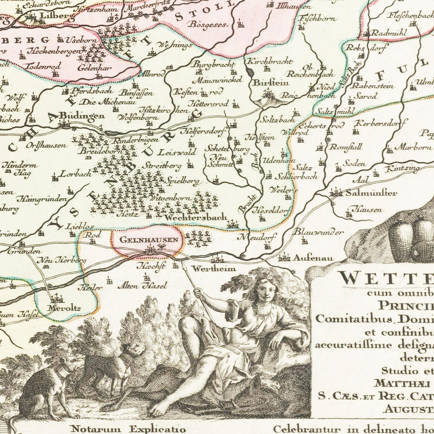 Historical city map Test product horizontal 3 sizes