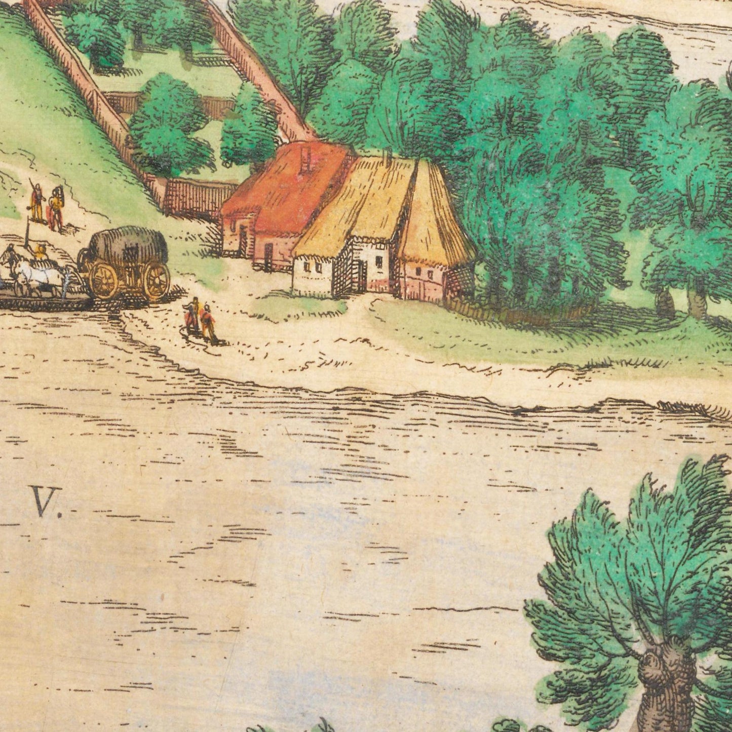 Historische Stadtansicht Bratislava um 1592