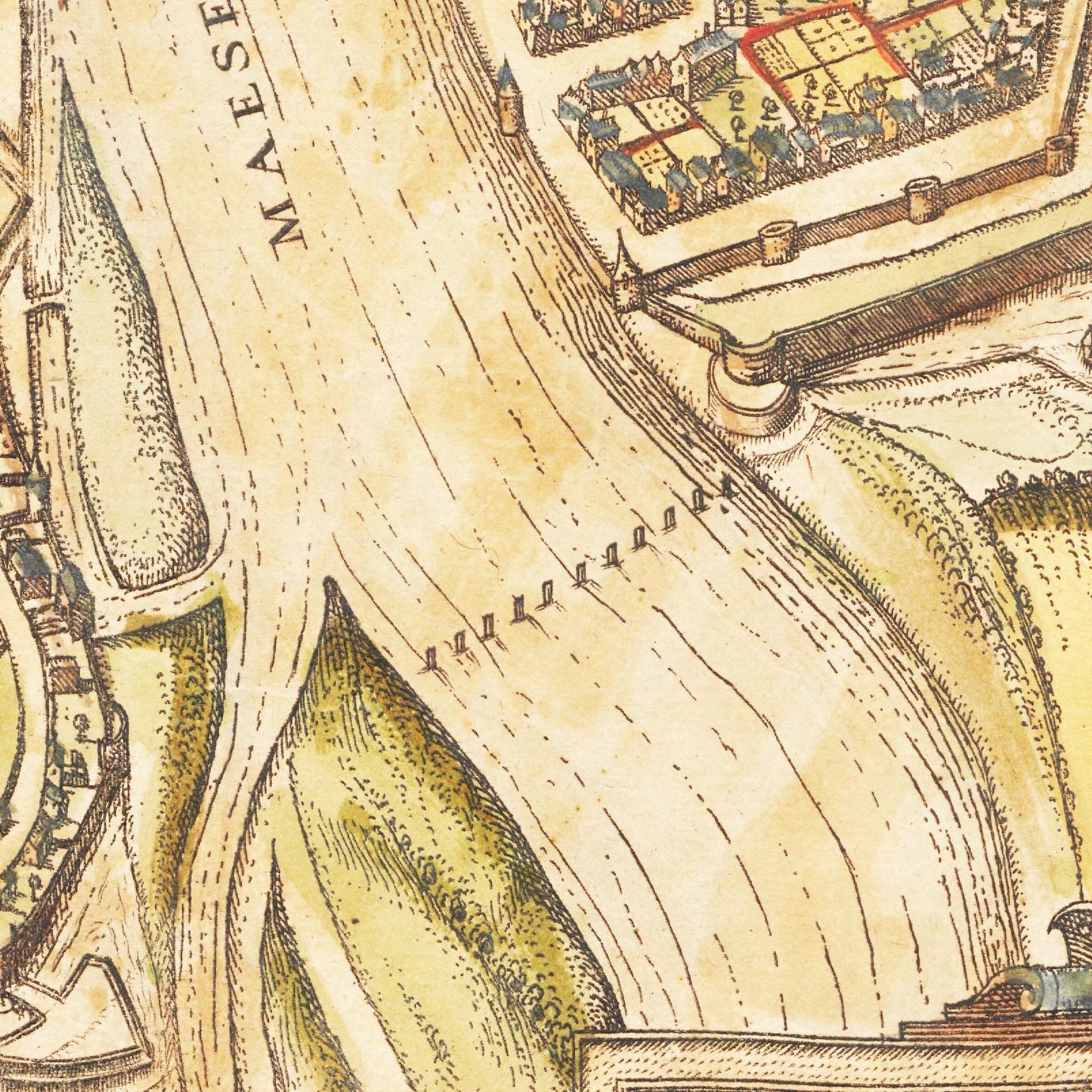 Historical city map Test product horizontal 3 sizes