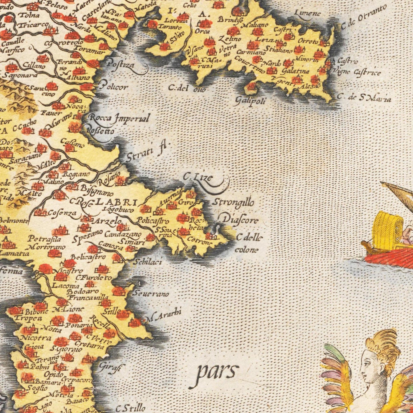 Historical city map Test product horizontal 3 sizes