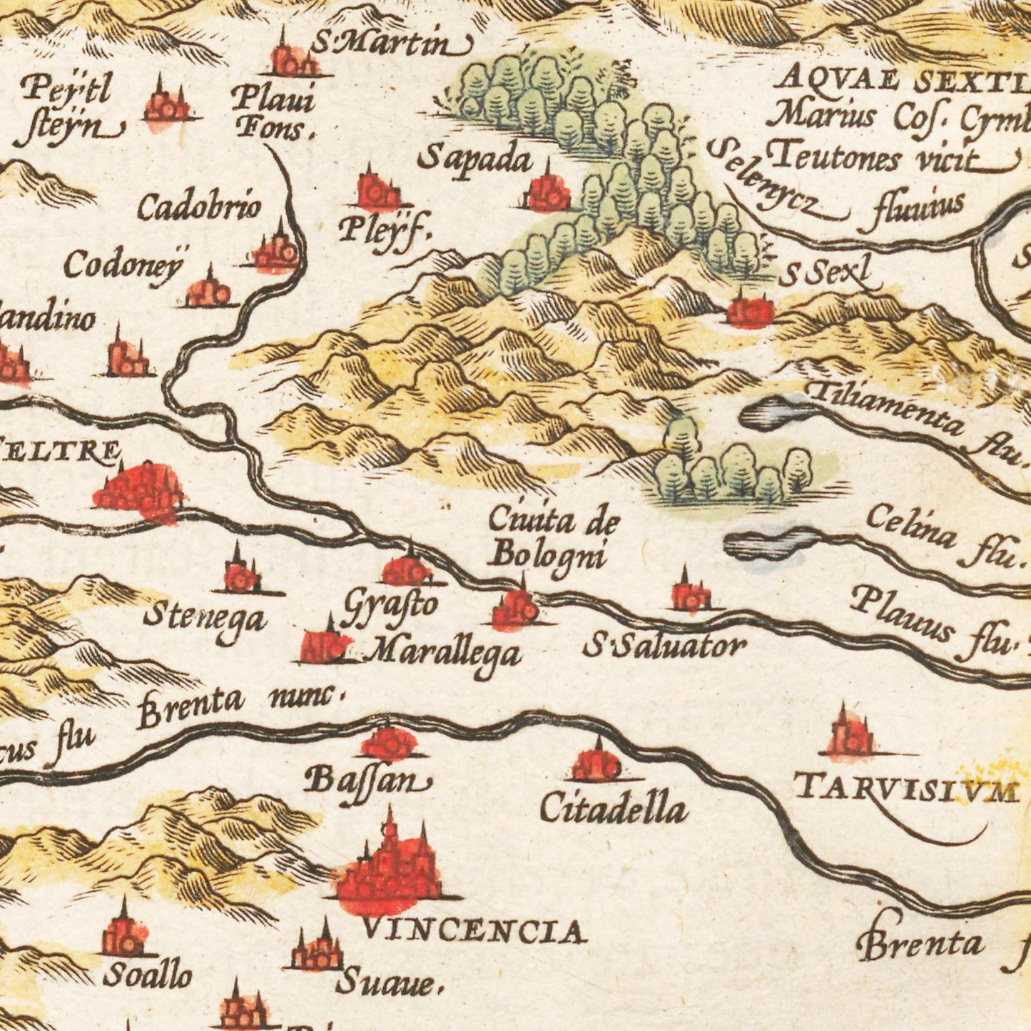 Historical city map Test product horizontal 3 sizes