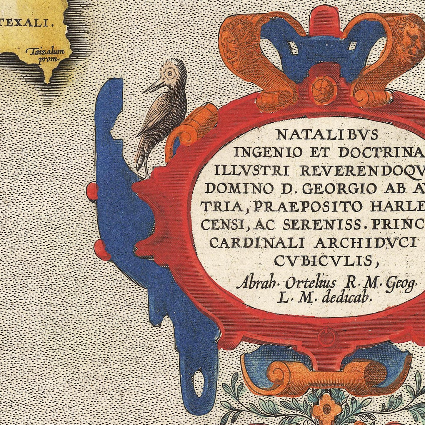 Historische Landkarte Historisches Britannien um 1595