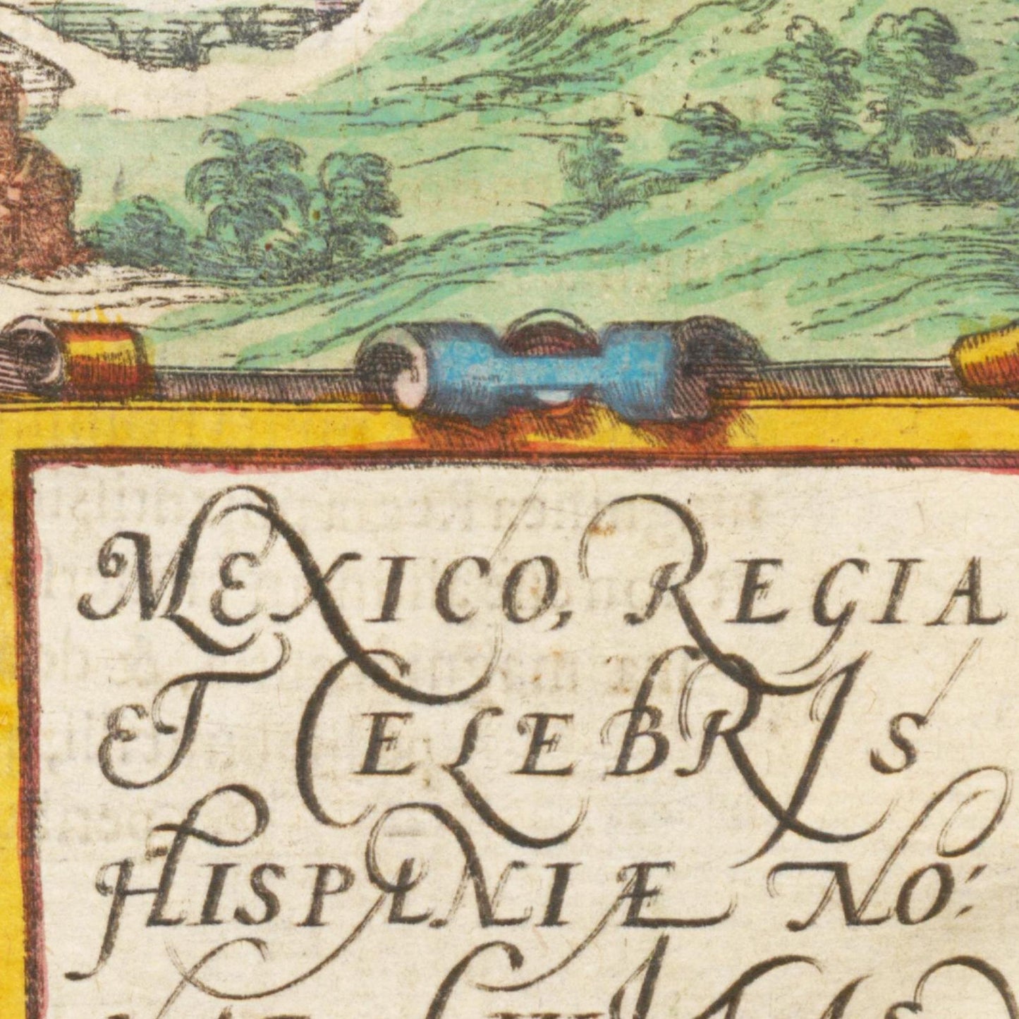 Historischer Stadtplan Mexiko-Stadt um 1570