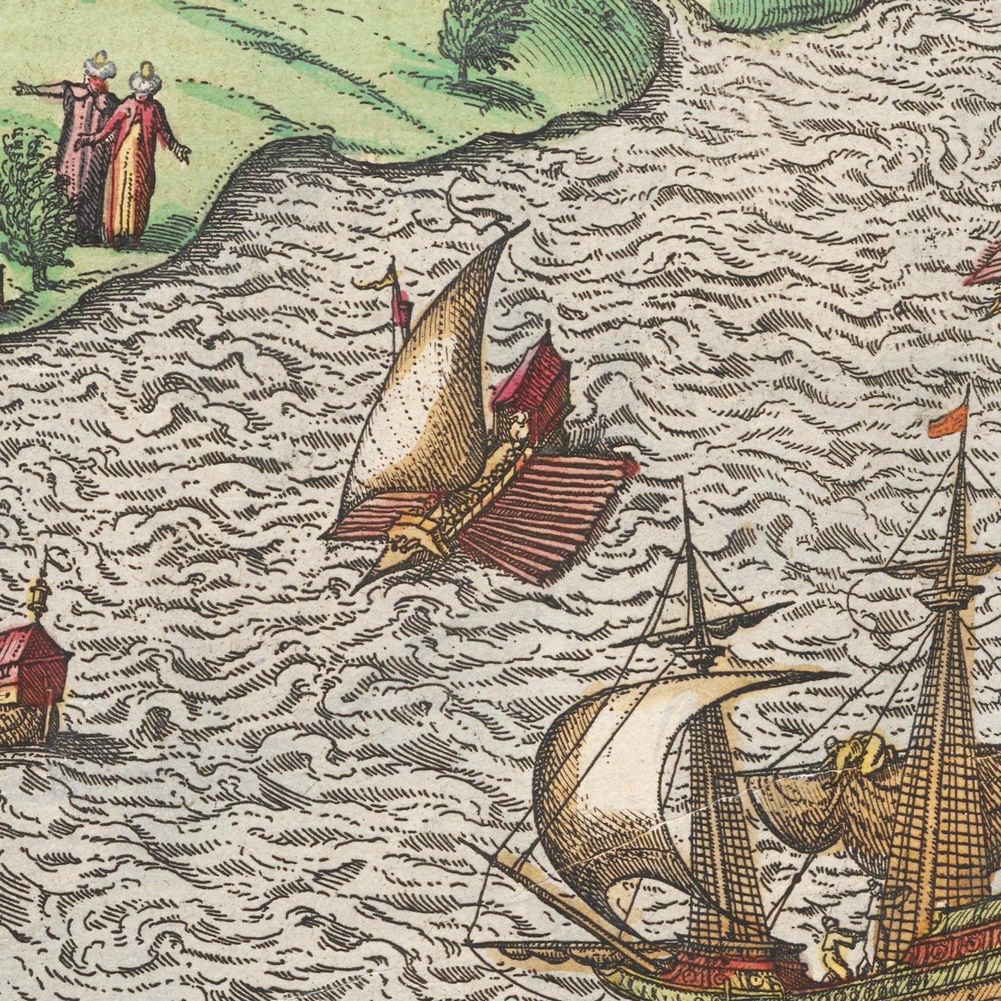 Historical city map Test product horizontal 3 sizes