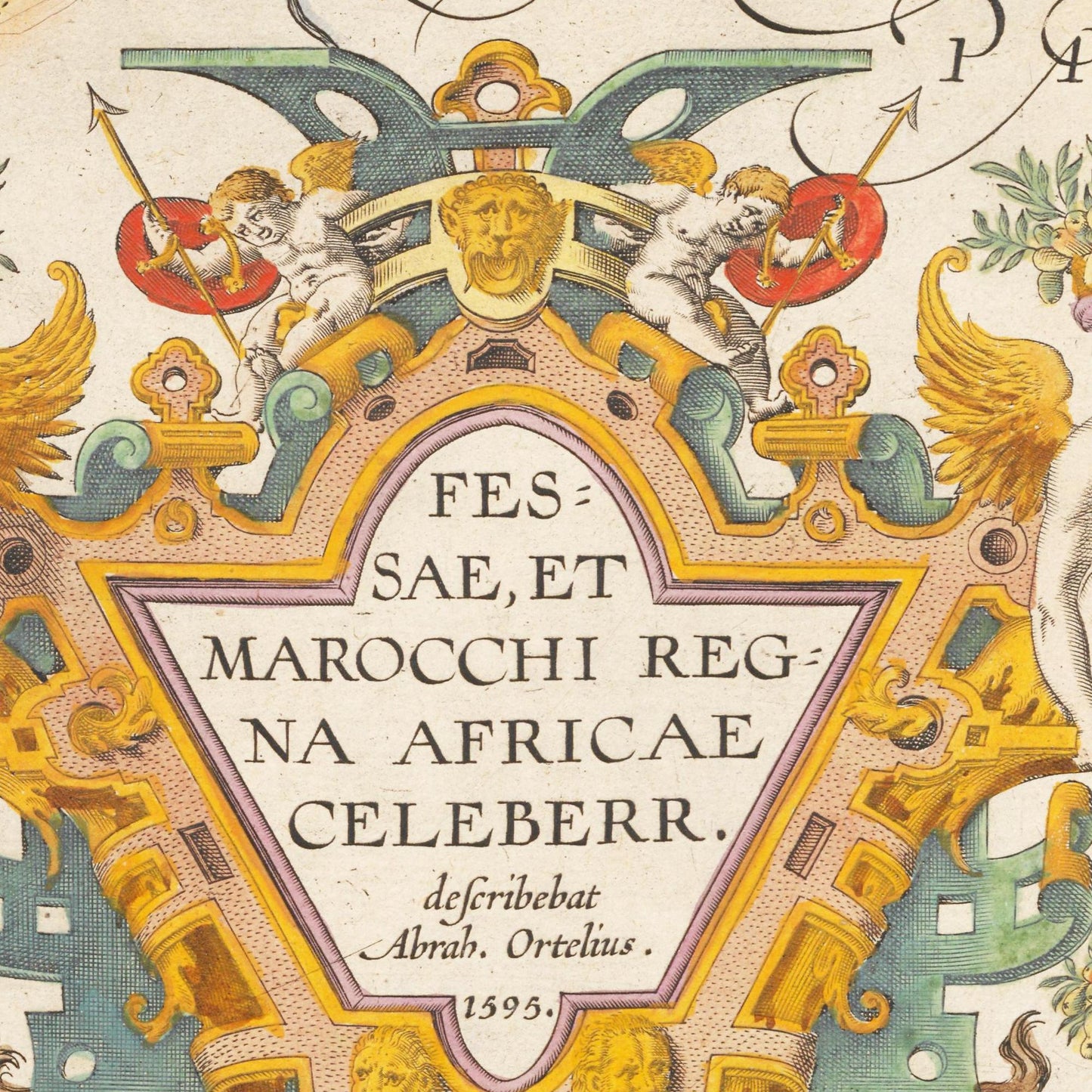 Historische Landkarte Marokko um 1609