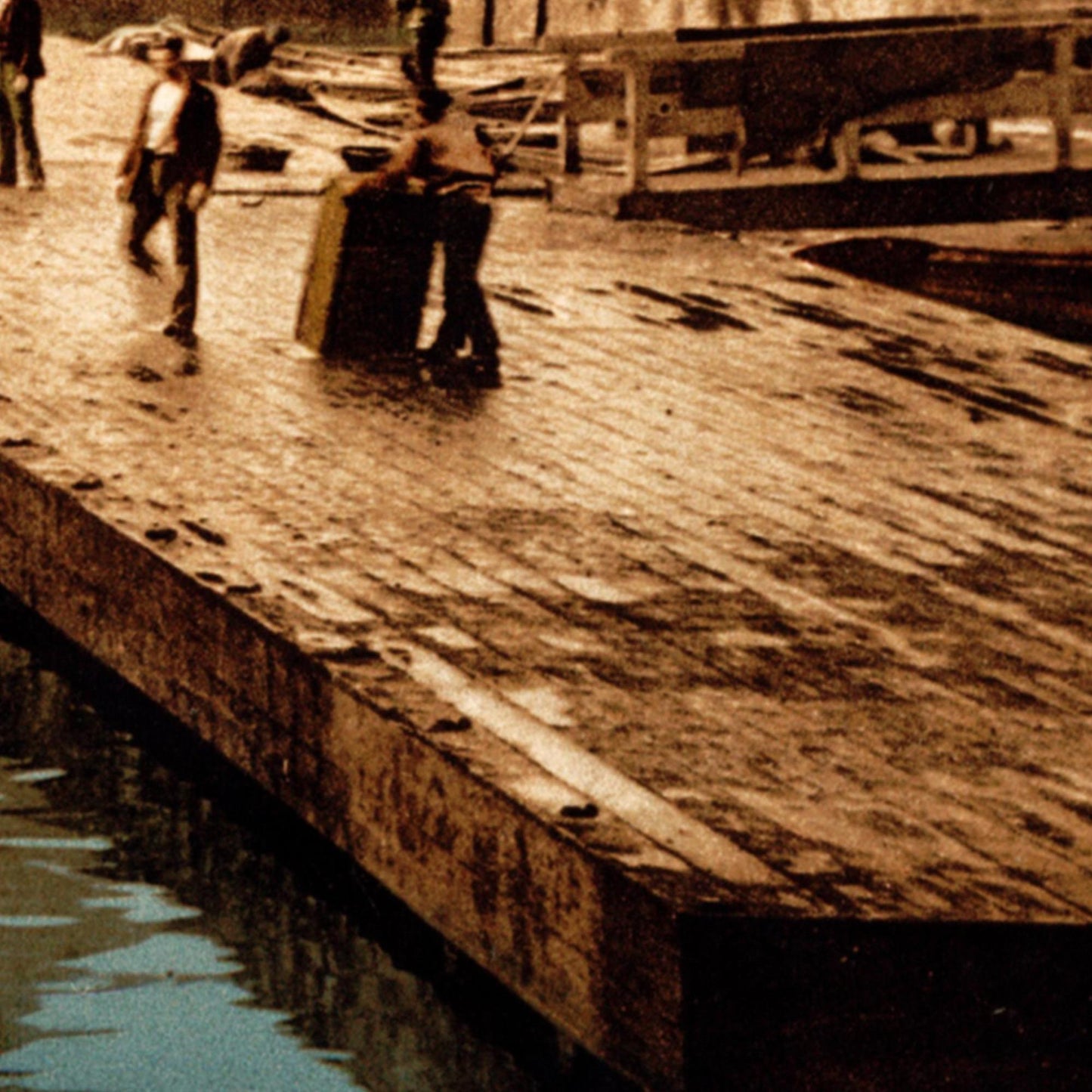 Historische Ansicht Amsterdam Fischmarkt um 1895