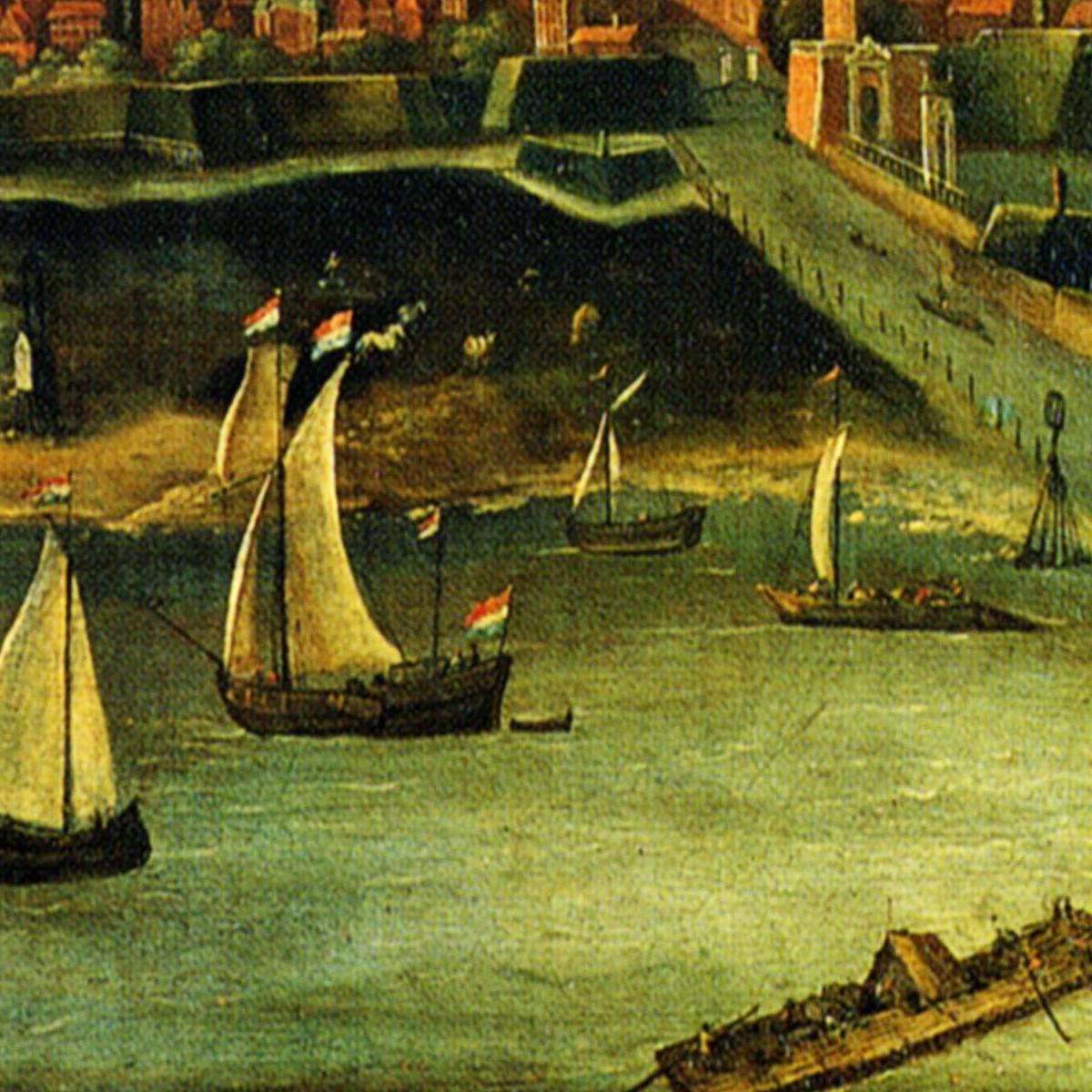 Historische Ansicht Hamburg um 1680