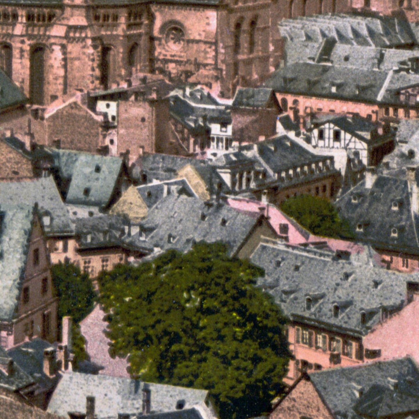 Historische Ansicht Mainz um 1890