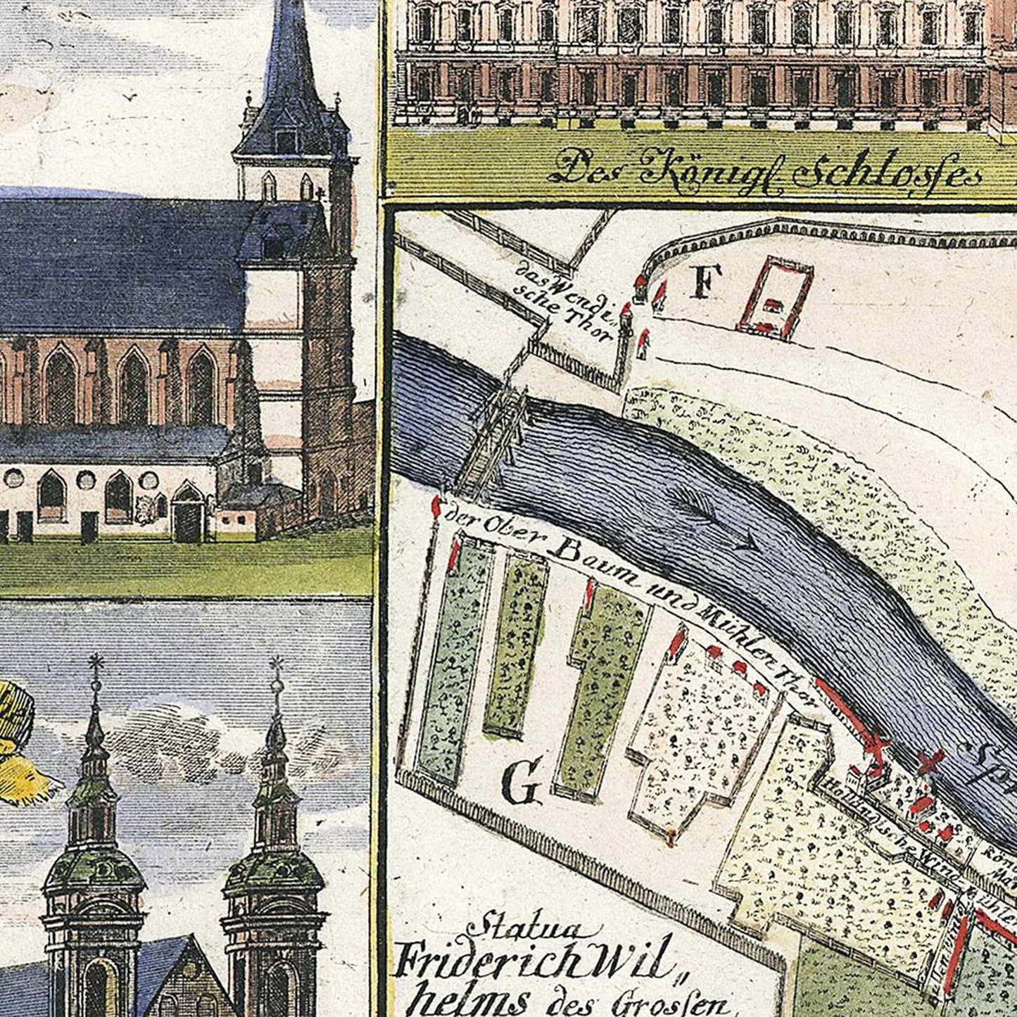 Historical city map Test product horizontal 3 sizes