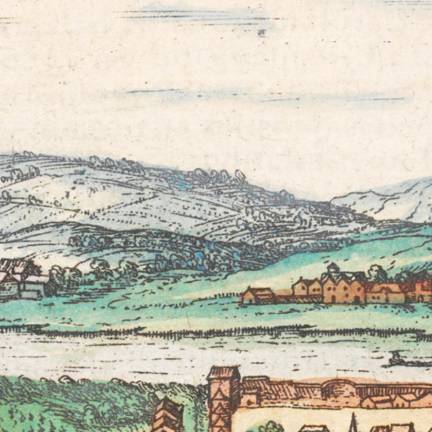 Historische Stadtansicht Würzburg um 1612