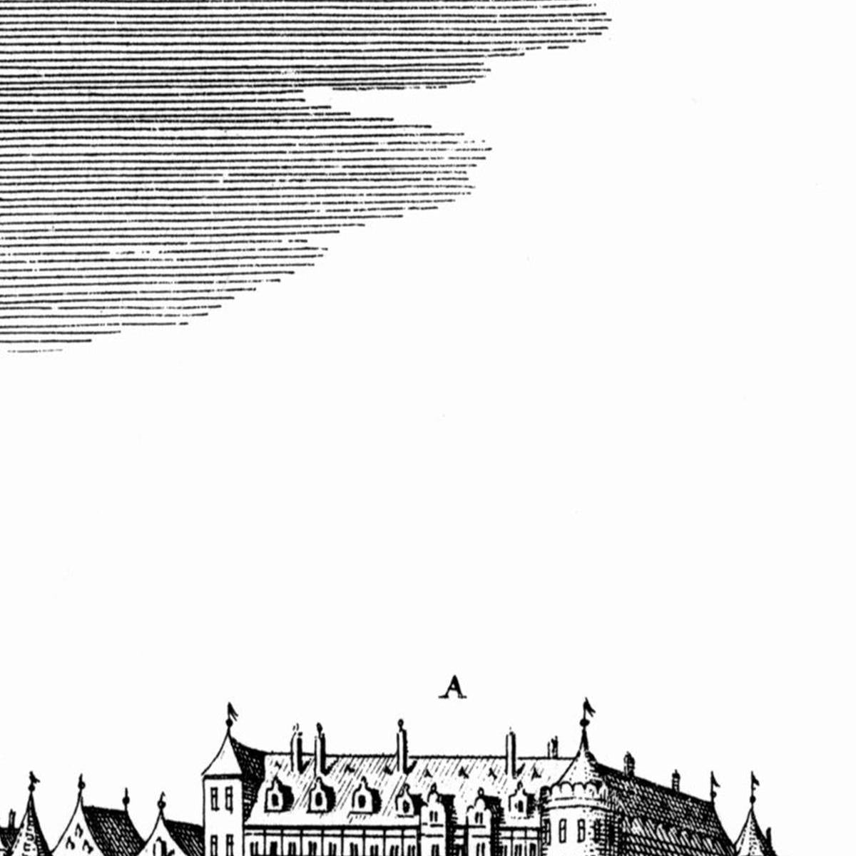 Historische Stadtansicht Tübingen um 1643