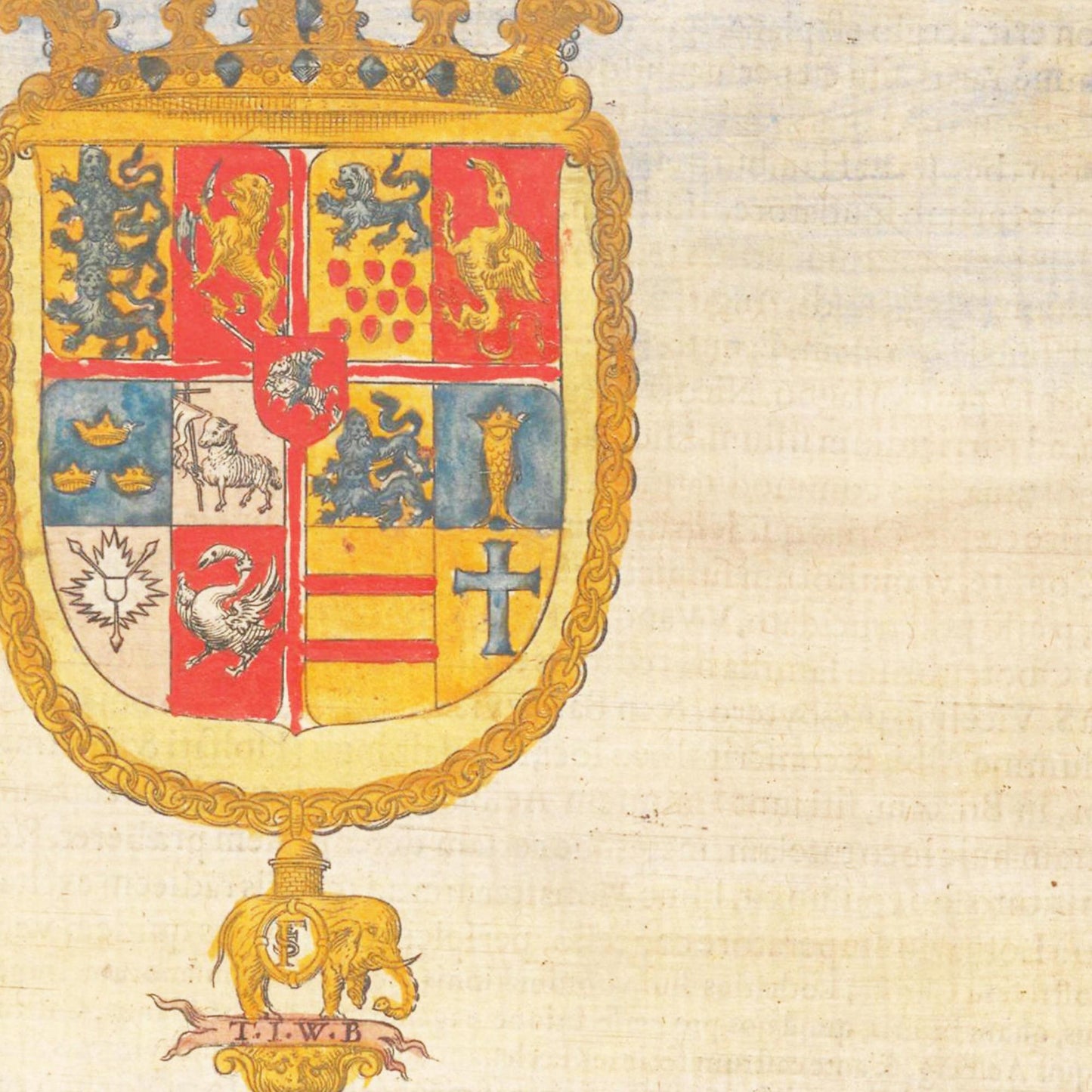 Historische Stadtansicht Segeberg um 1592