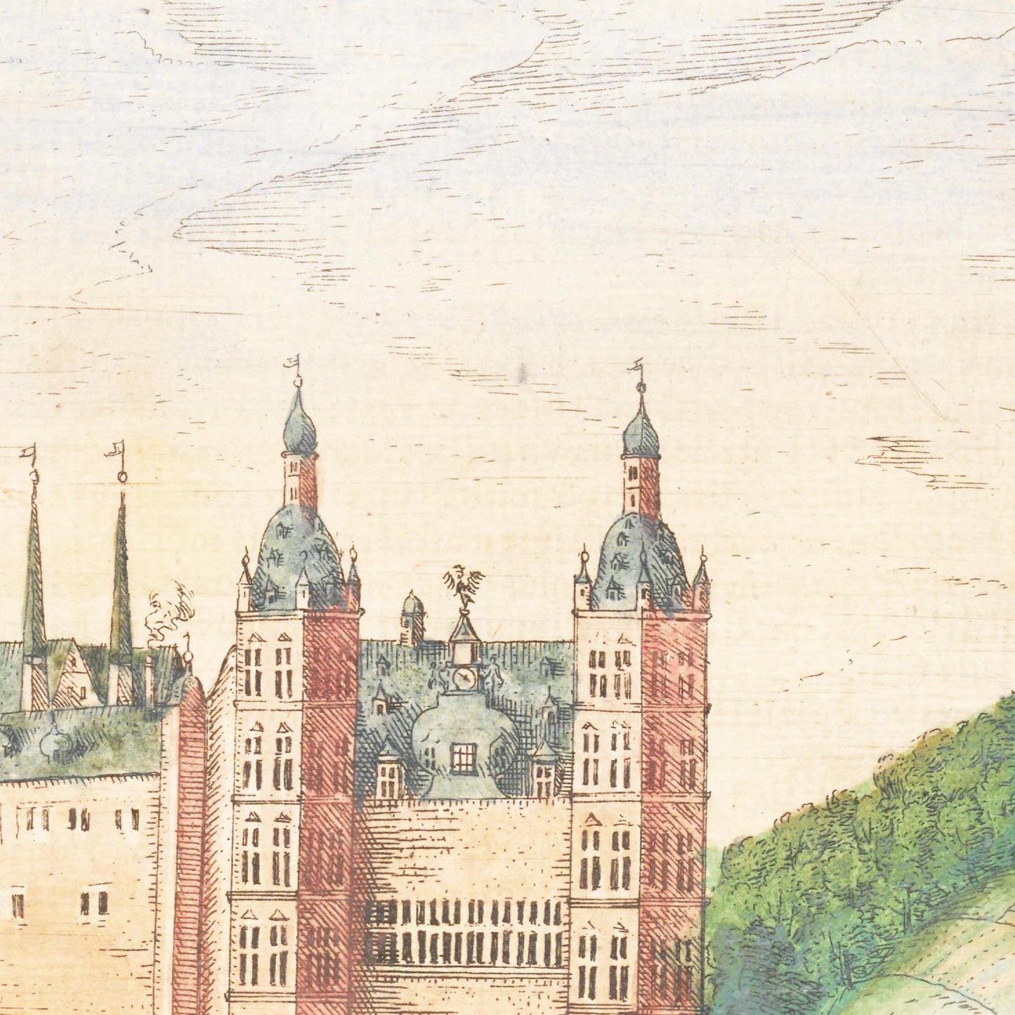 Historische Stadtansicht Arnsberg um 1592
