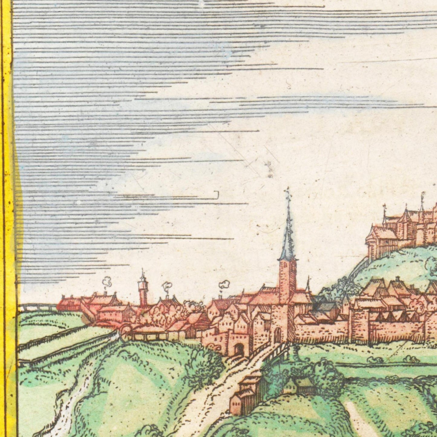 Historical city map Test product horizontal 3 sizes