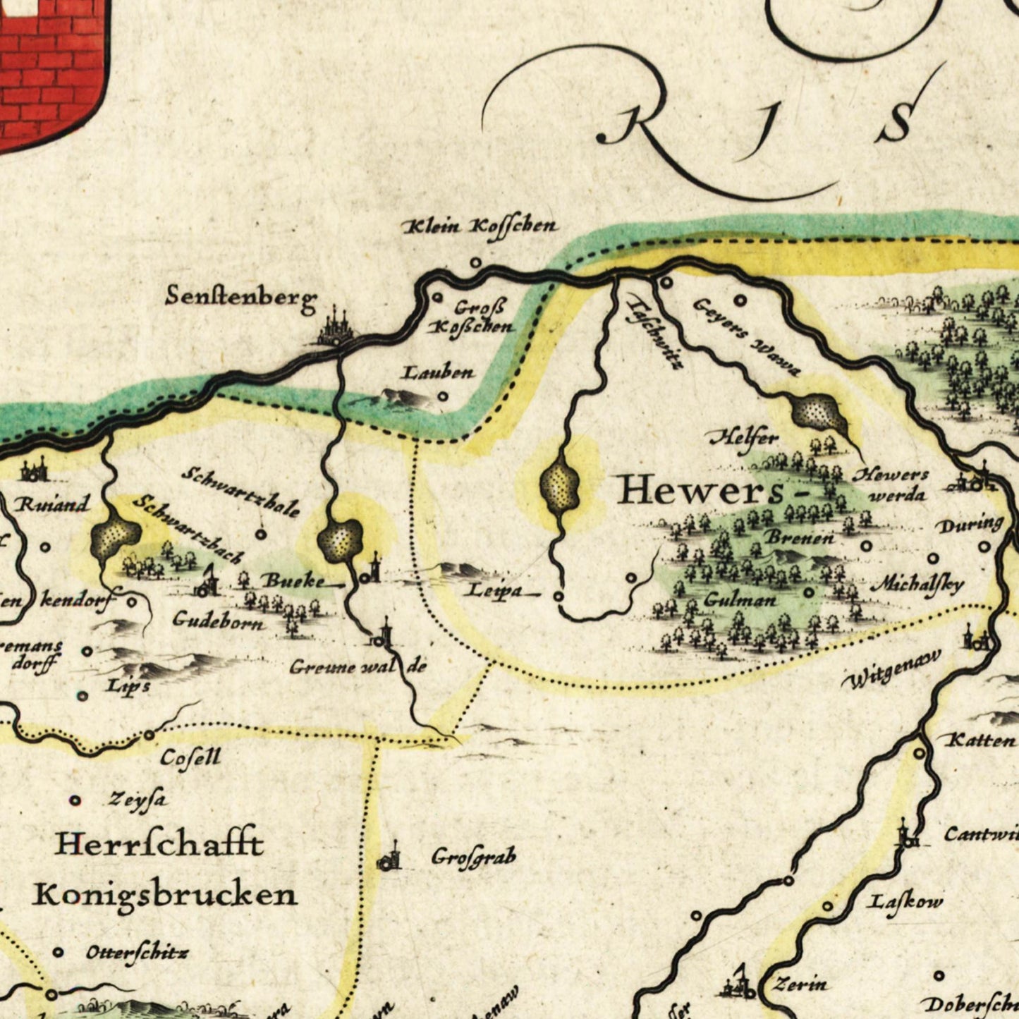 Historical city map Test product horizontal 3 sizes