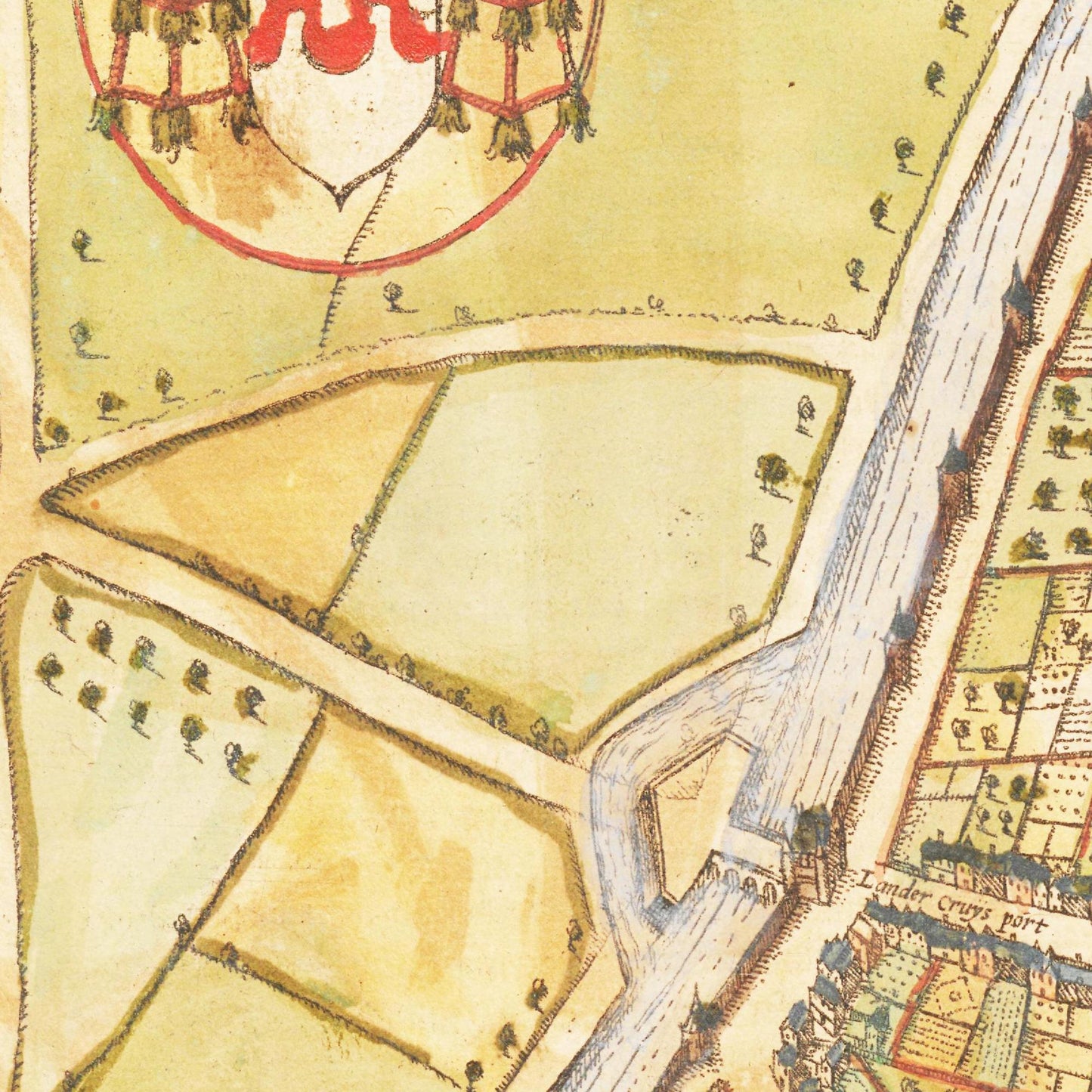 Historical city map Test product horizontal 3 sizes