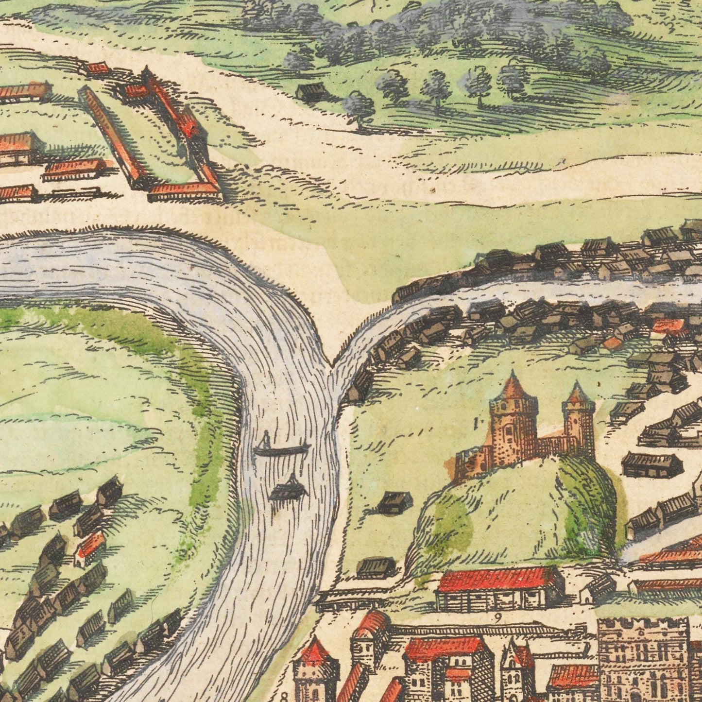 Historical city map Test product horizontal 3 sizes