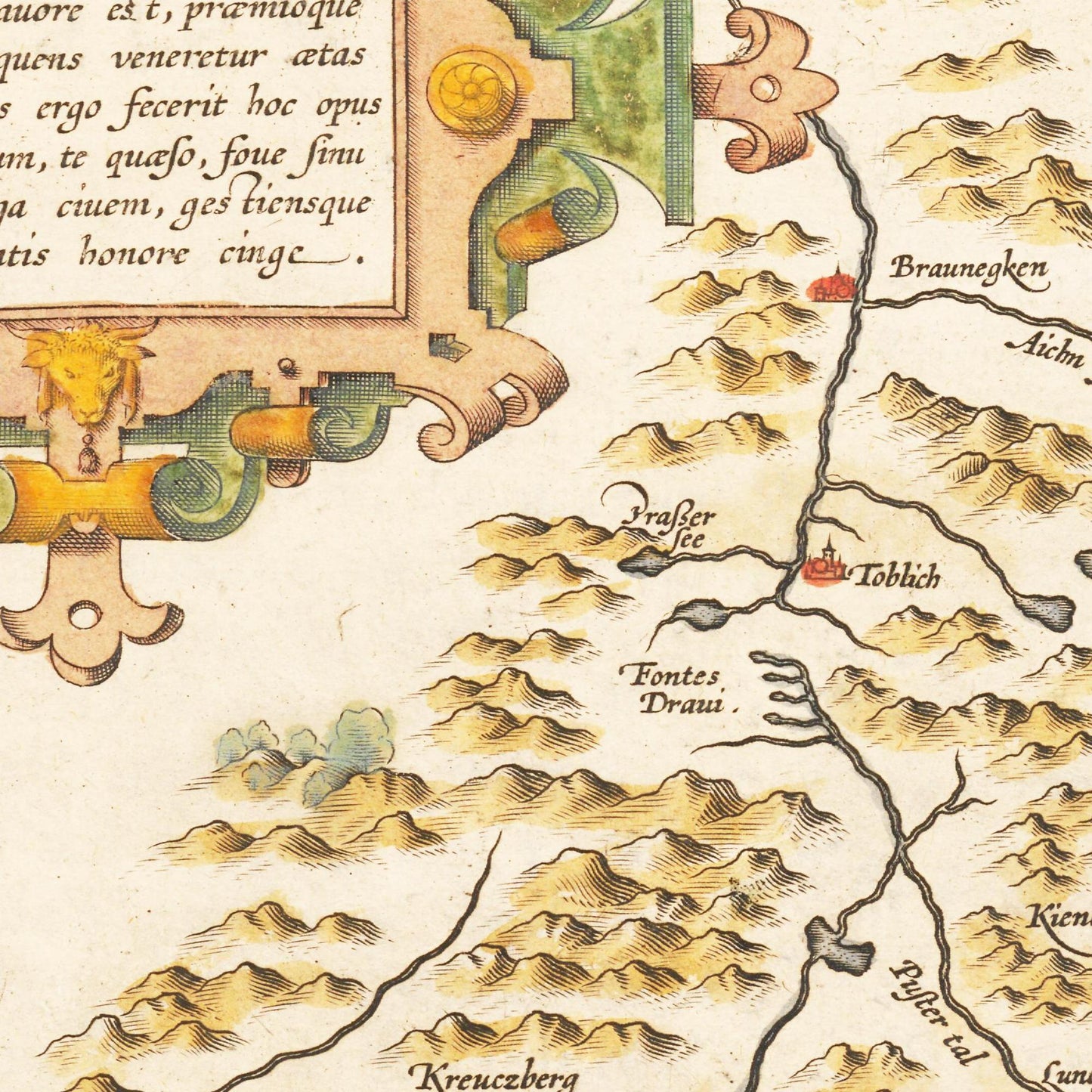 Historical city map Test product horizontal 3 sizes