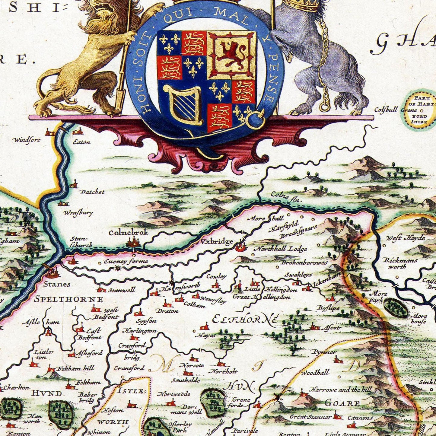 Historical city map Test product horizontal 3 sizes