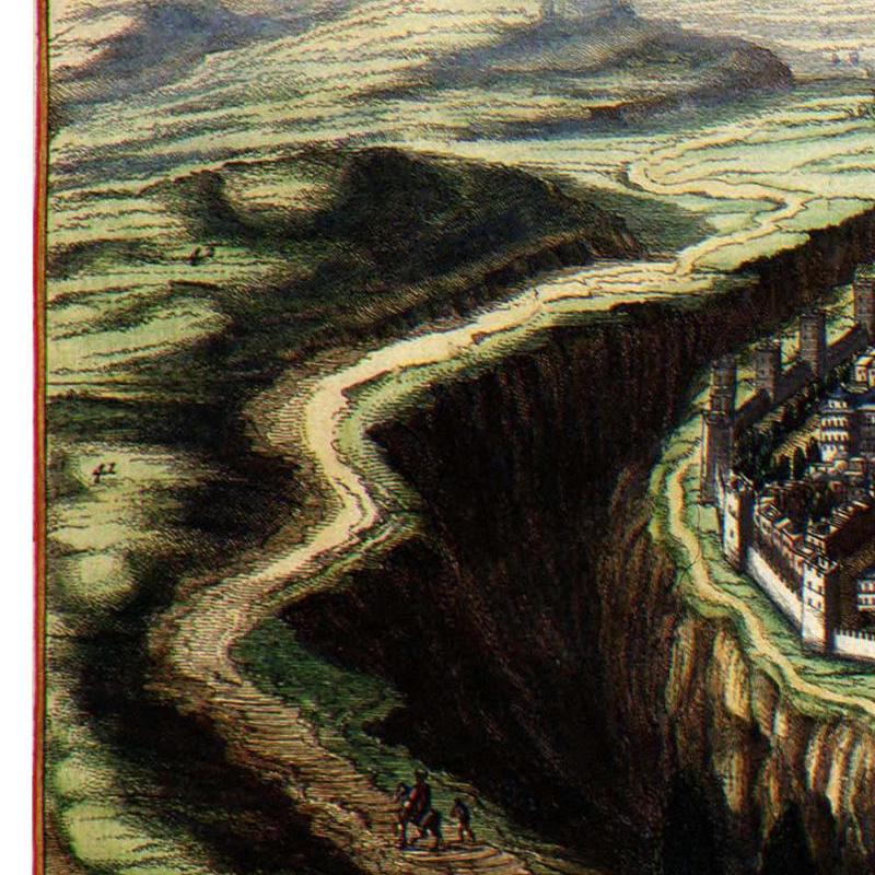 Historical city map Test product horizontal 3 sizes