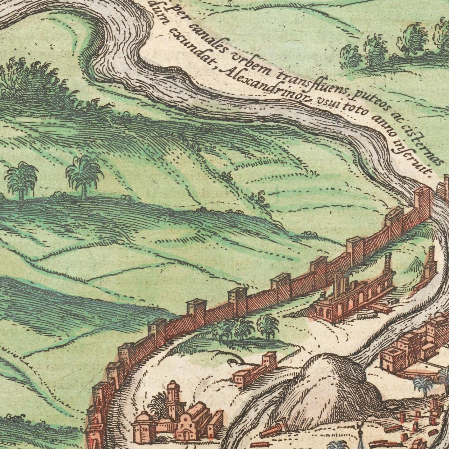 Historical city map Test product horizontal 3 sizes