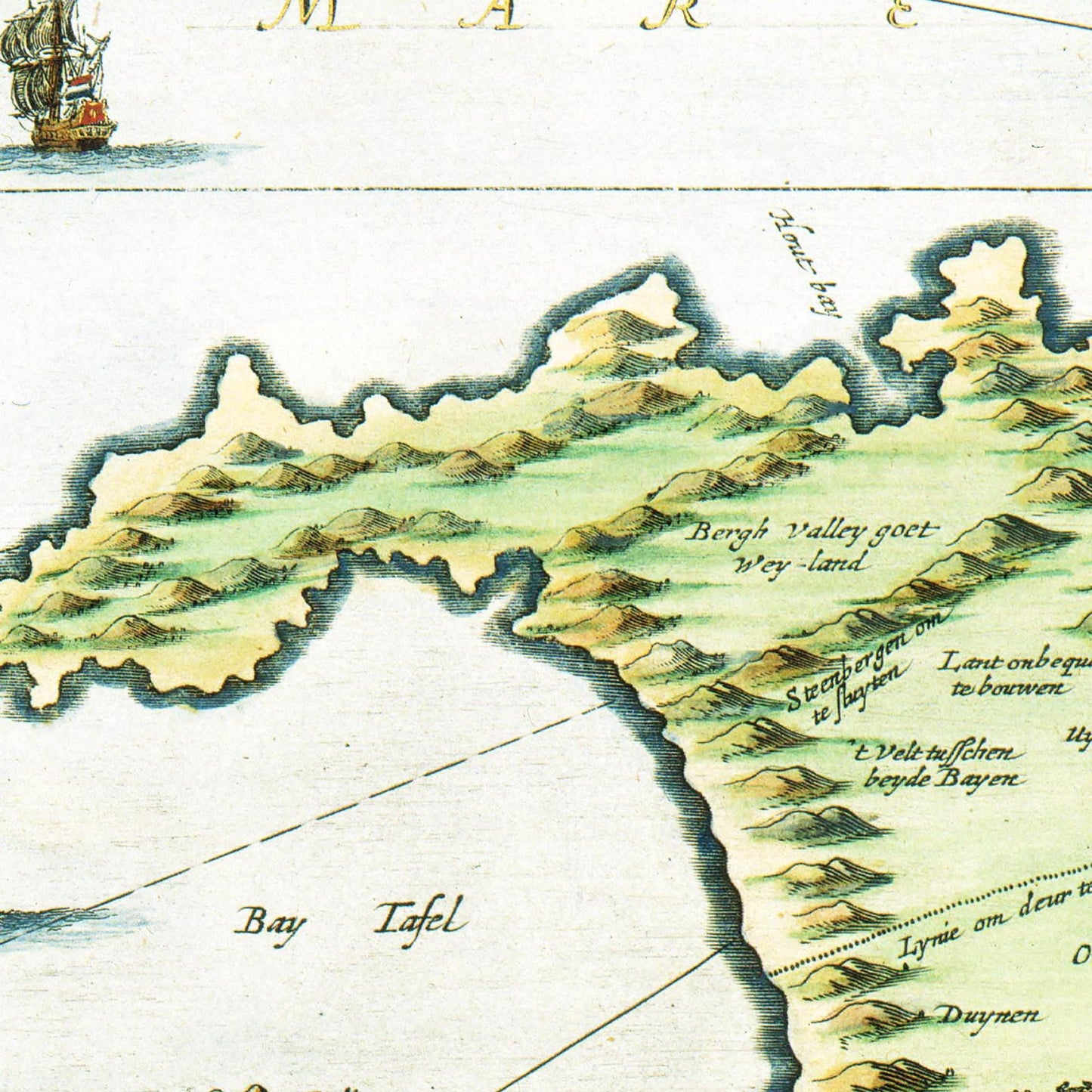 Historical city map Test product horizontal 3 sizes