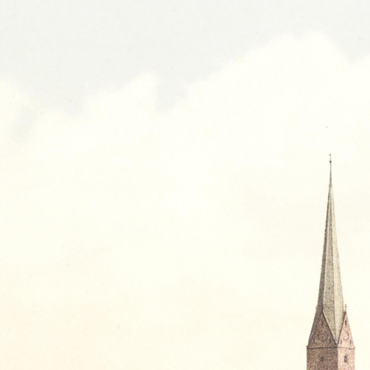 Historische Ansicht Hamburg Jungfernstieg um 1895